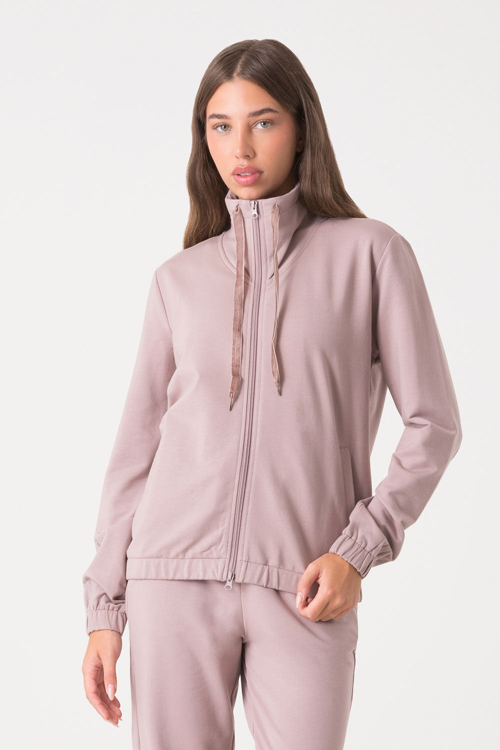 dimensione-danza-giacca-full-zip-collo-alto-non-garzata-donna image 6