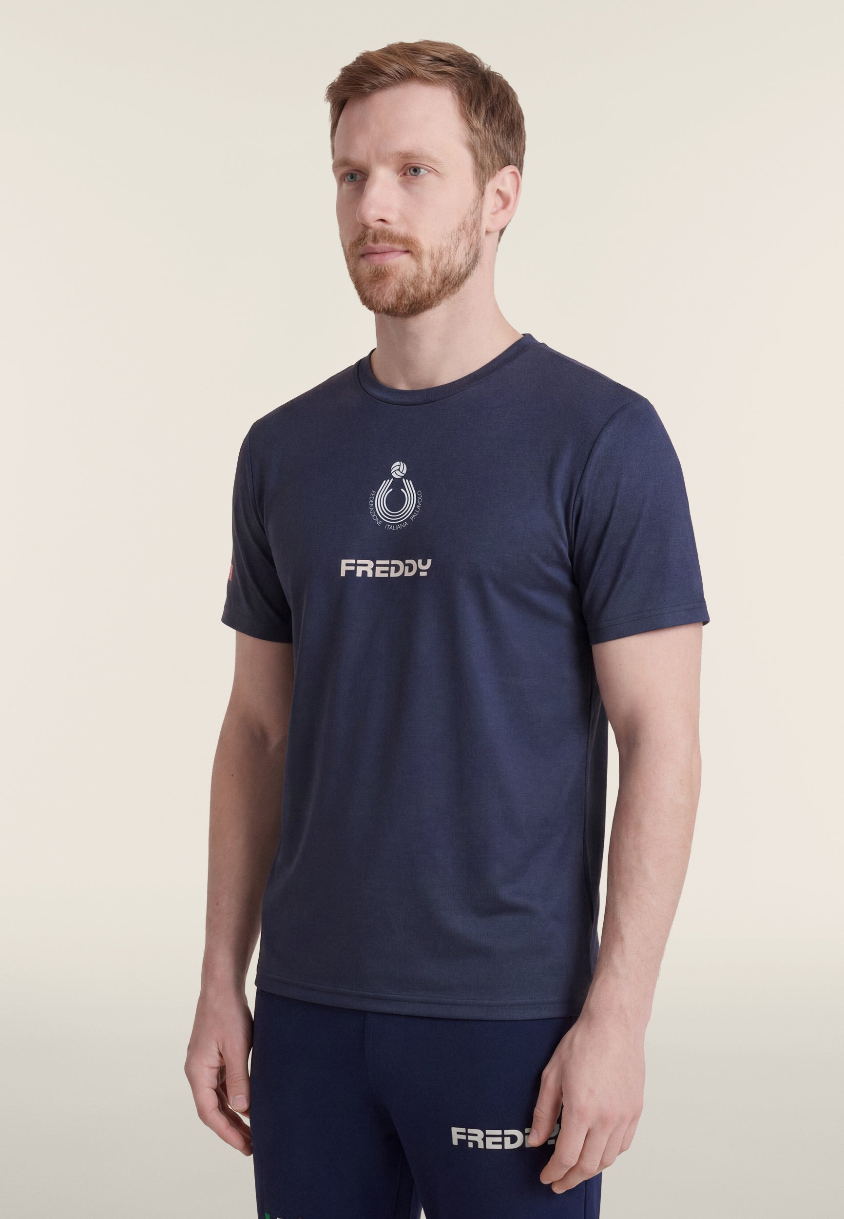freddy-t-shirt-uomo-fipav-regular-fit-tessuto-tecnico-uv-50 image 1