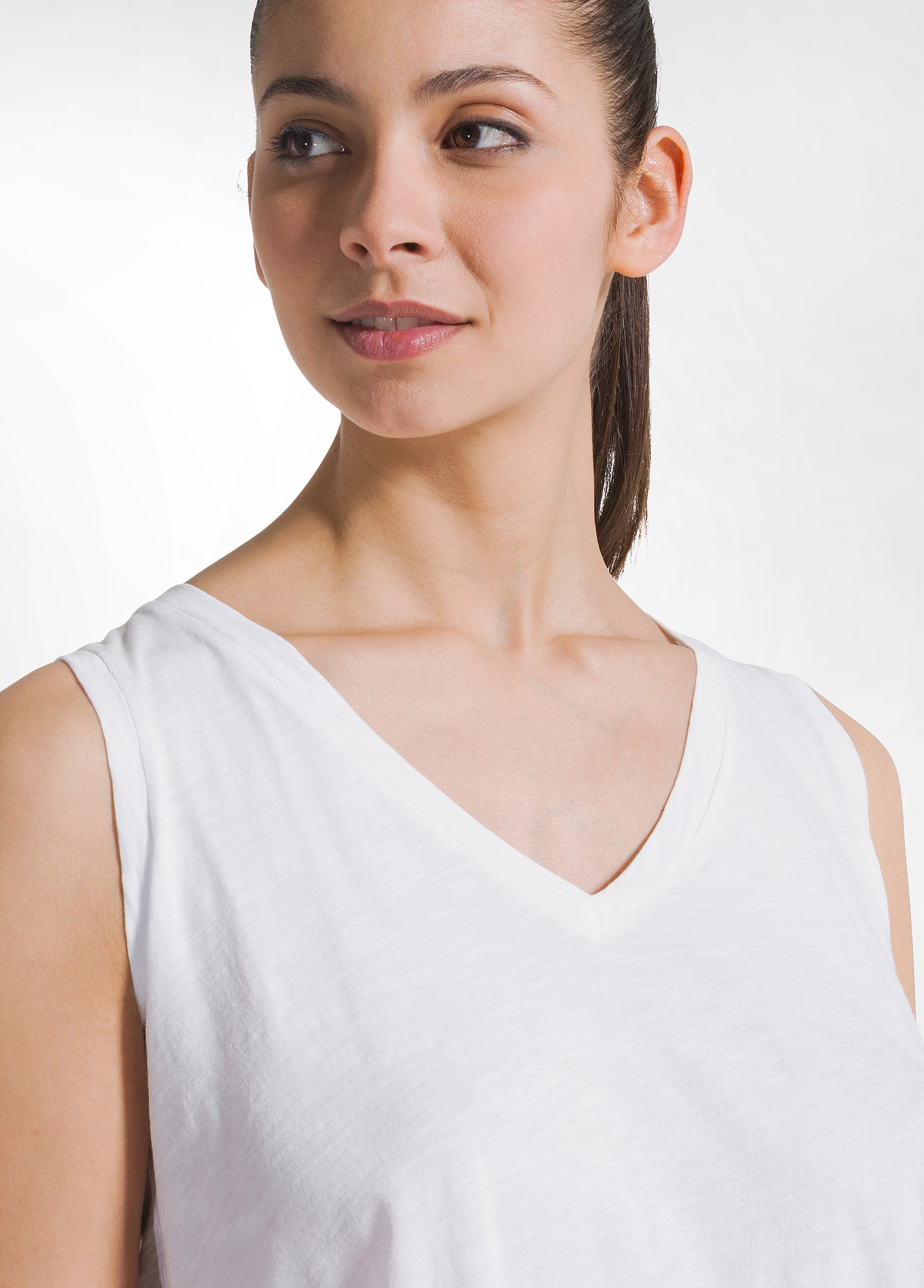deha-d42510-top-fluido-in-jersey-fiammato-bianco image 3