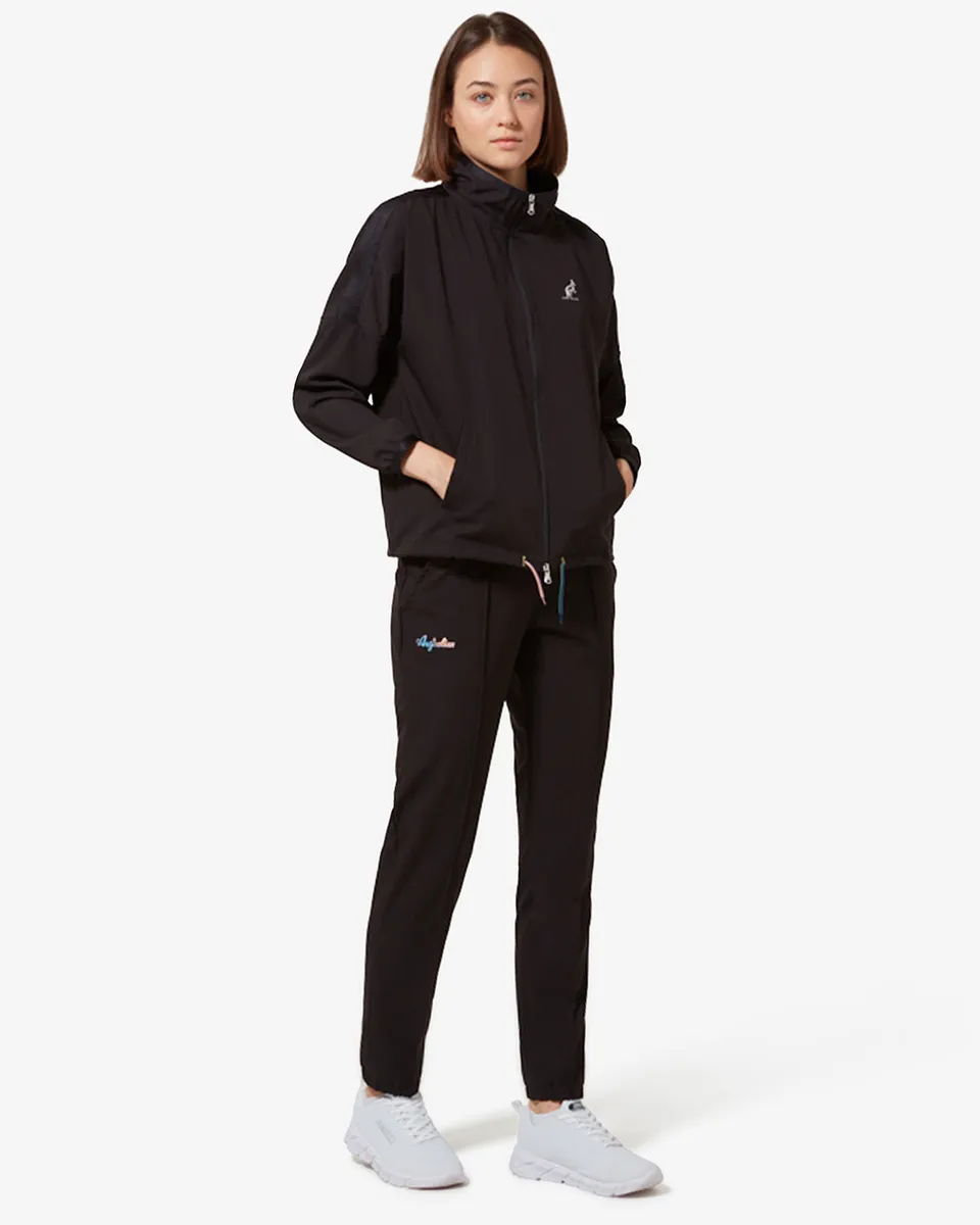 australian-shade-tracksuit-tuta-sportiva-nera-con-logo-olografico image 1