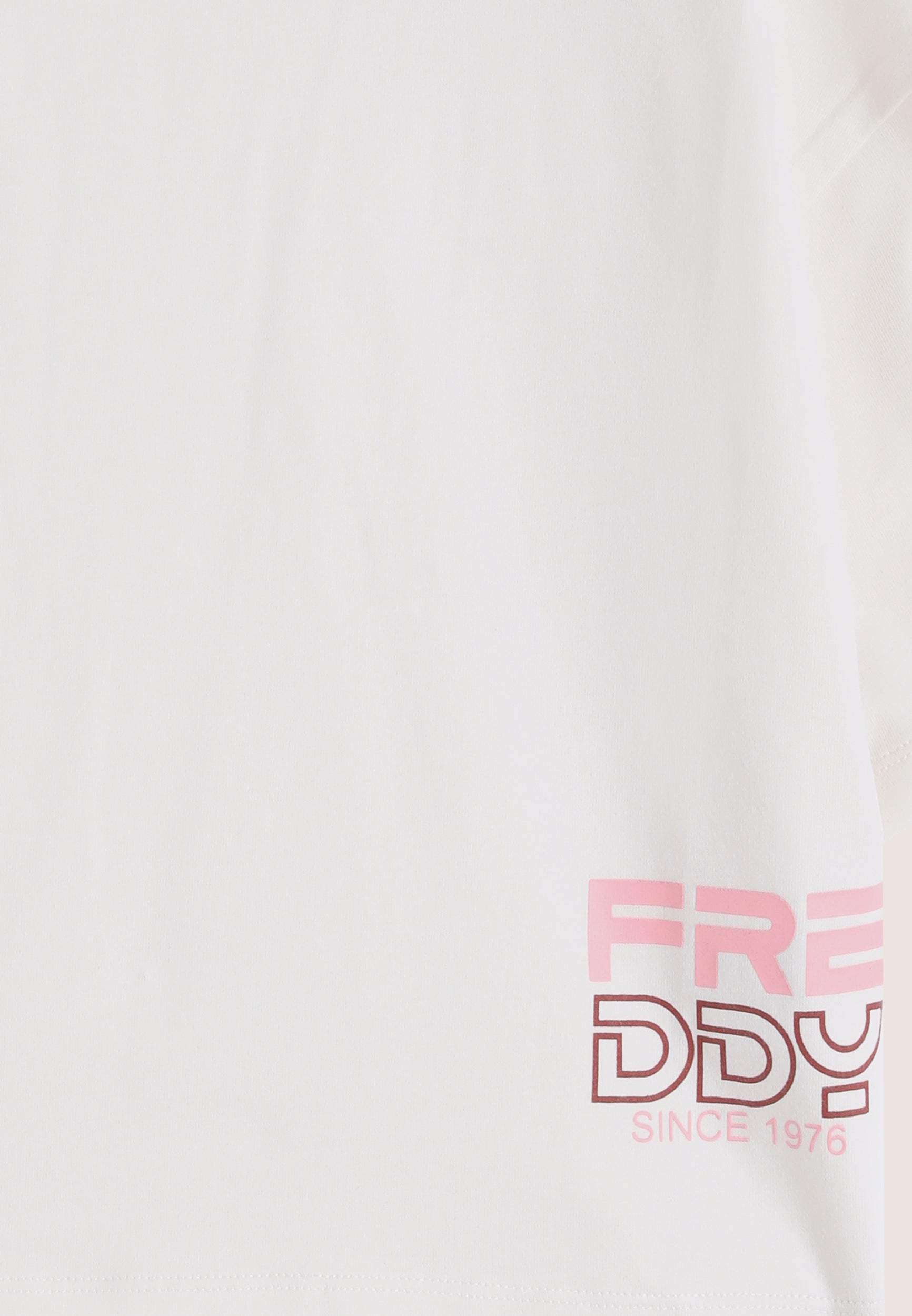 freddy-t-shirt-bambina-oversize-cropped-con-logo-laterale image 6