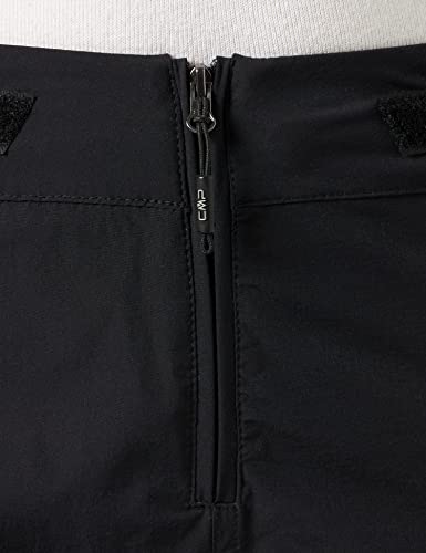 cmp-bermuda-da-bici-da-donna-con-fodera-interna-in-mesh-antracite-nero-40 image 8