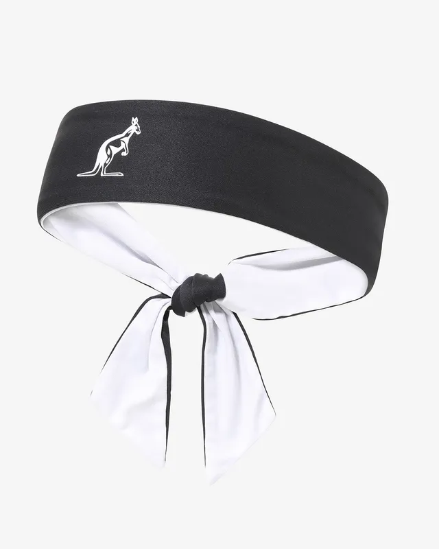 australian-bi-color-sweatband-tennis-fascia-nera-a-contrasto image 1