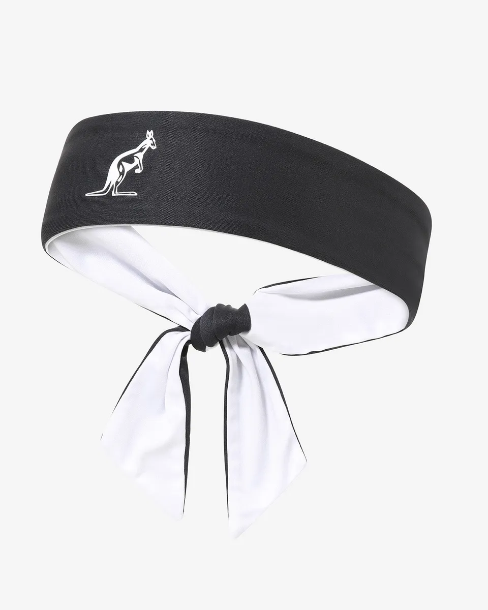 australian-bi-color-sweatband-tennis-fascia-nera-a-contrasto image 1