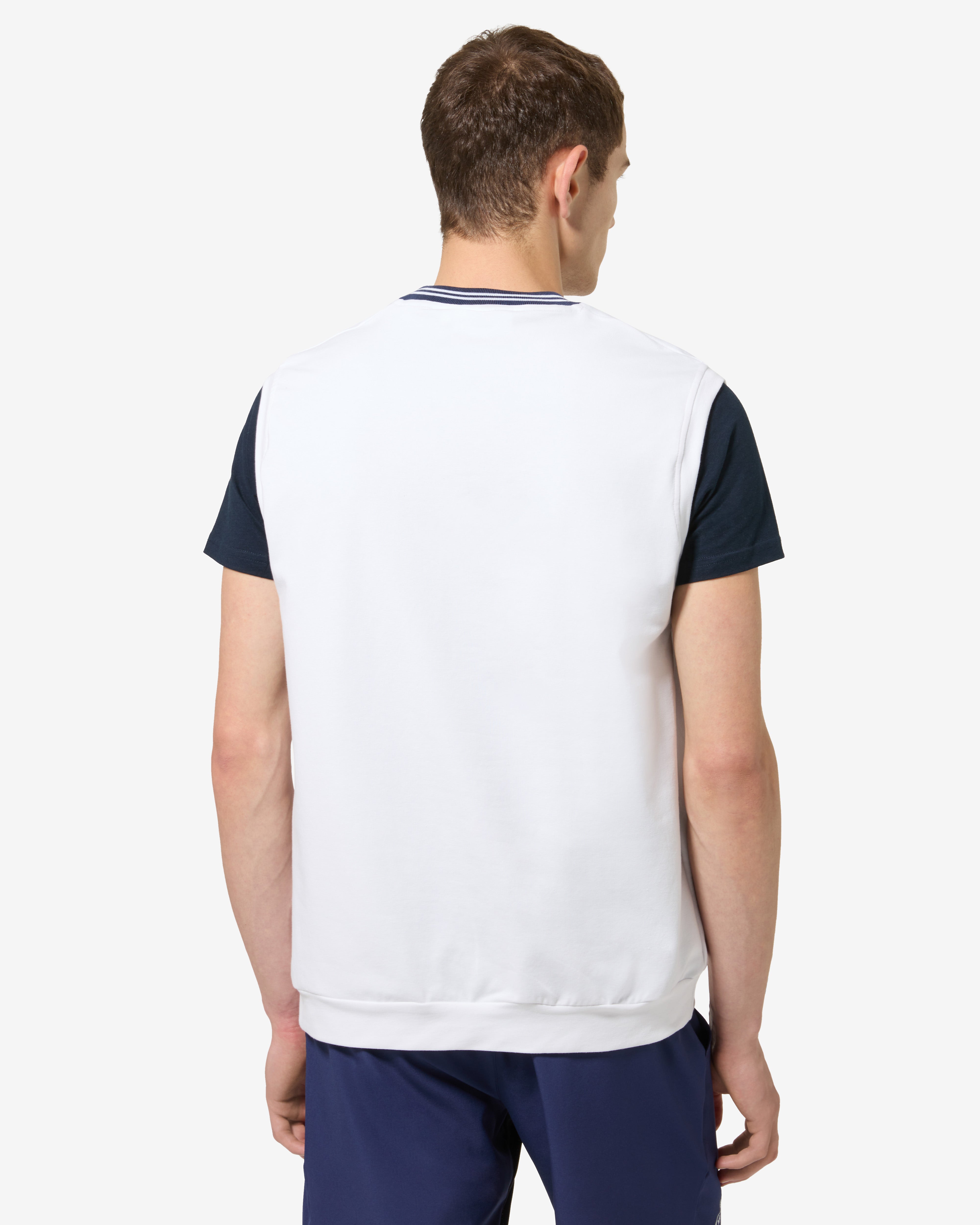 australian-legend-gilet-gilet-felpa-bianco-scollo-v image 2