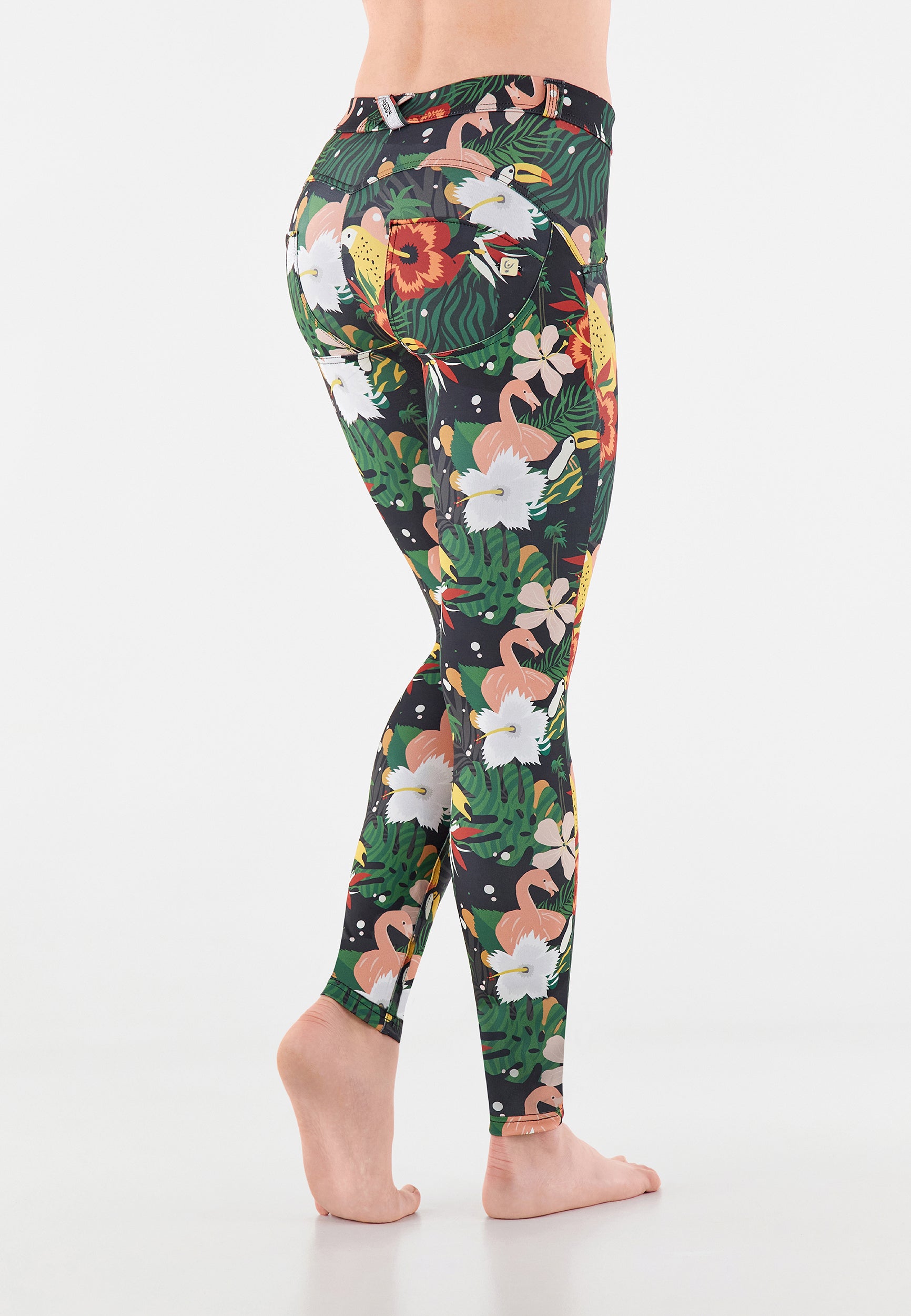 freddy-pantaloni-push-up-wr-up-tessuto-traspirante-ecologico-floreale image 1