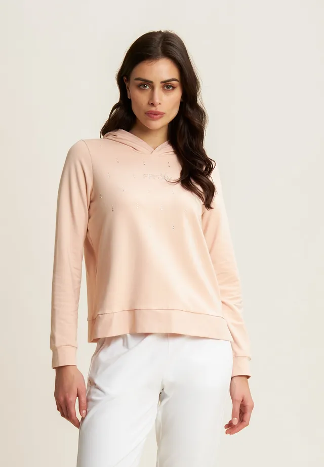 freddy-felpa-con-cappuccio-donna-strass-french-terry-modal image 1