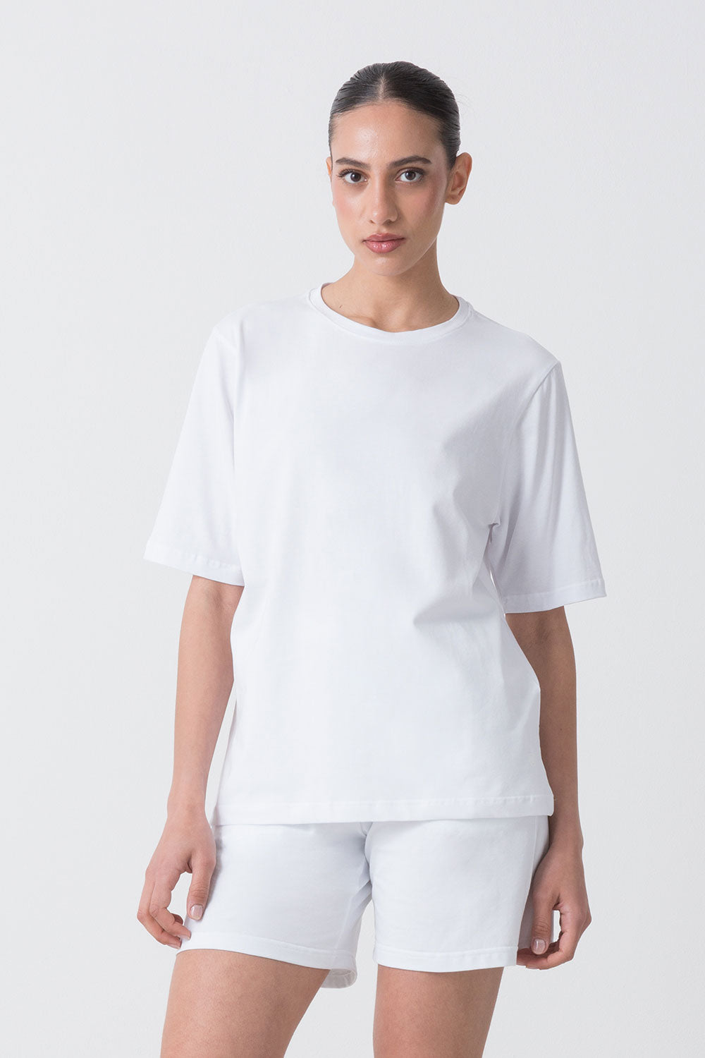 dimensione-danza-basic-t-shirt-in-jersey-elasticizzato-girocollo-maniche-corte image 1