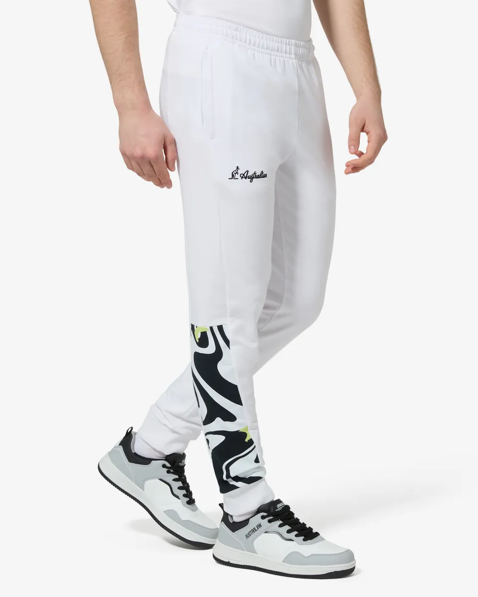 australian-vinyl-track-pant-pantalone-felpa-bianco image 1