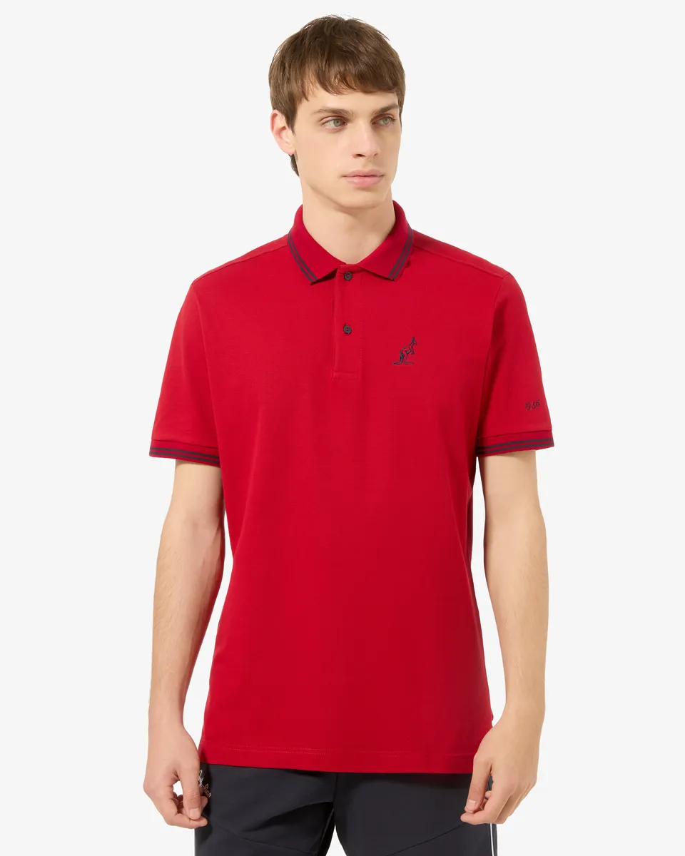 australian-dna-polo-shirt-heritage-polo-piquet-rosso-intenso image 1