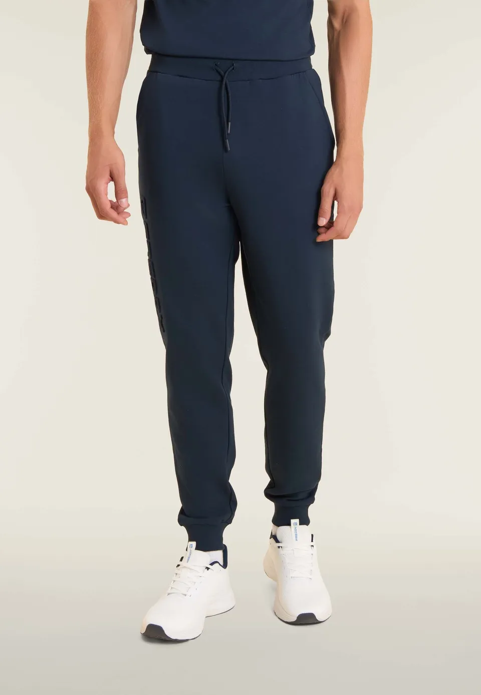 freddy-pantaloni-uomo-slim-in-interlock-con-maxi-logo-in-rilievo image 1