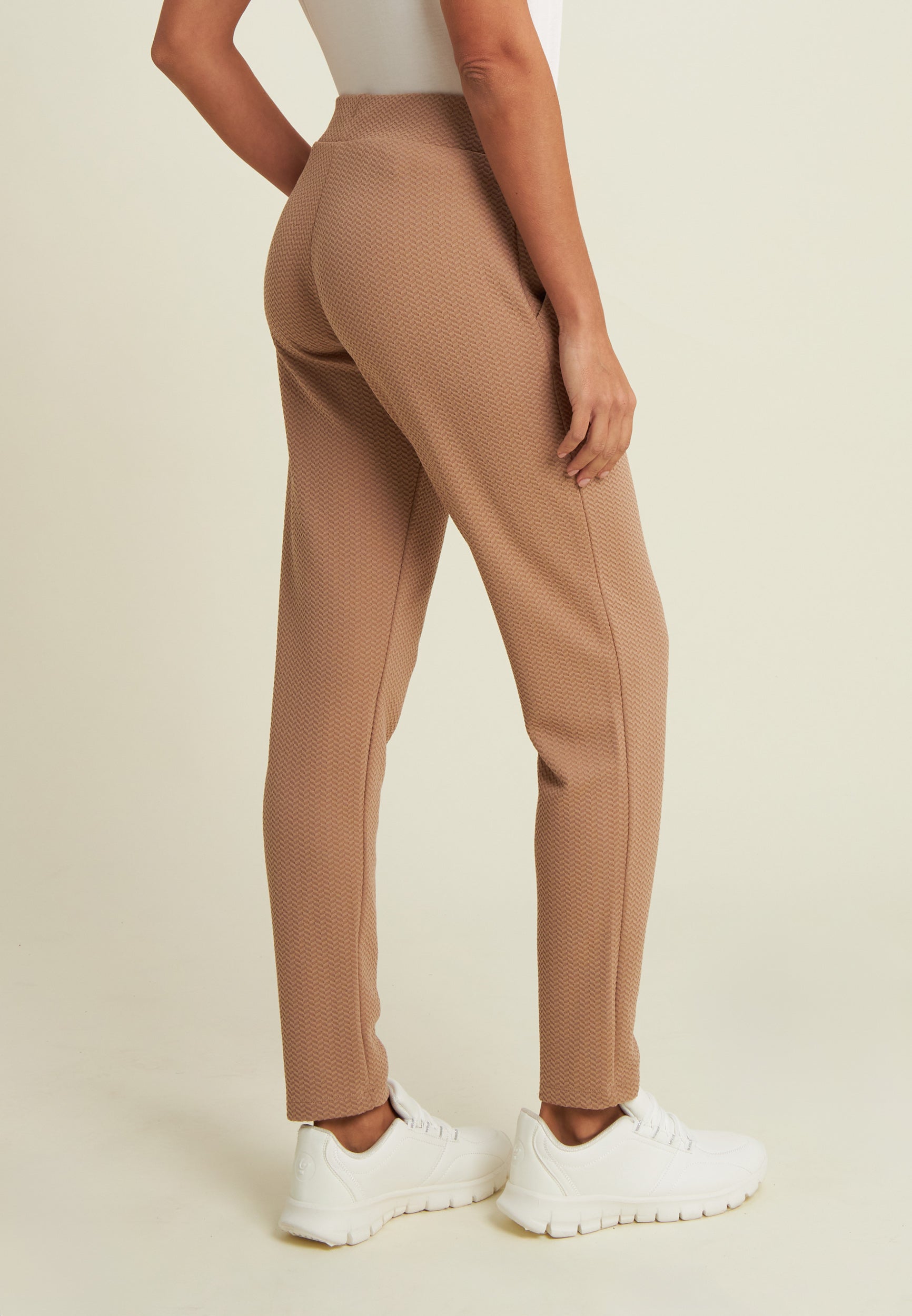 freddy-pantaloni-donna-felpa-micro-trecce-fondo-dritto-pantaloni-tuta image 3