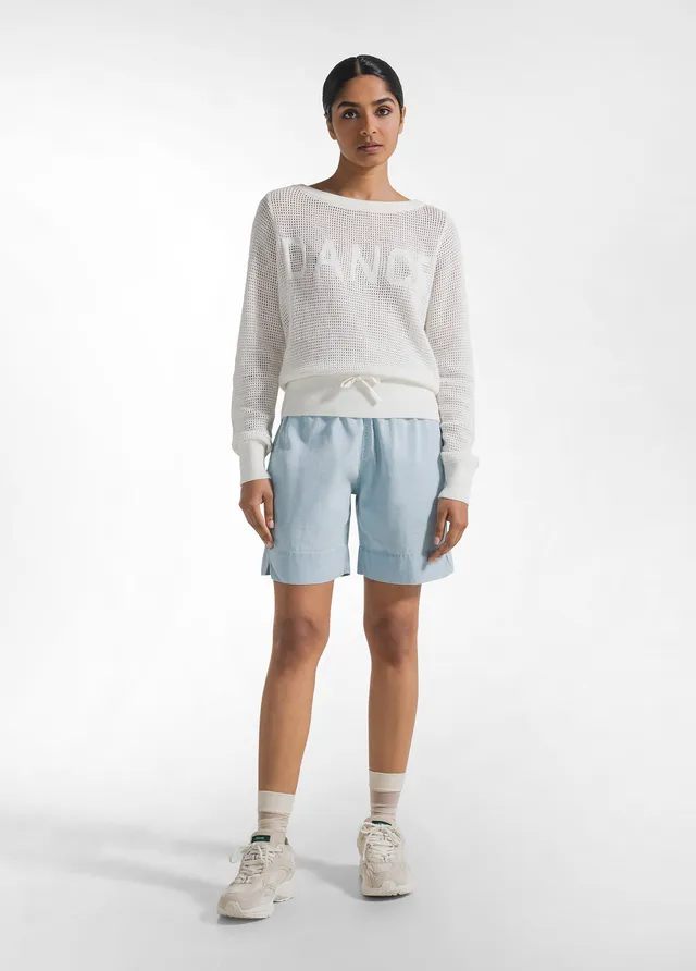 deha-shorts-denim-lyocell-blu-relaxed-vita-elasticizzata image 1