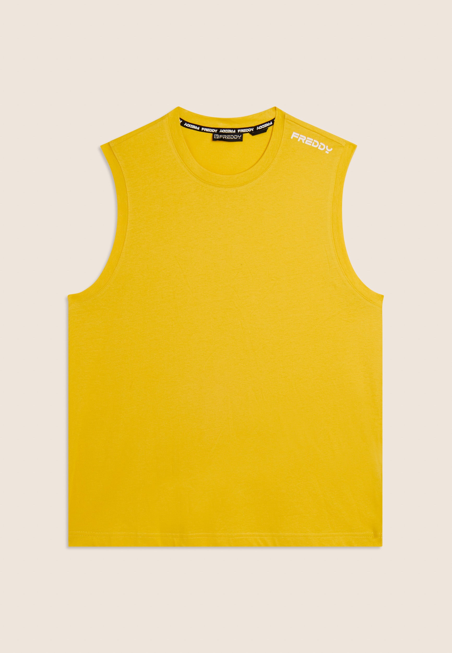 freddy-t-shirt-senza-maniche-in-jersey-di-cotone image 6