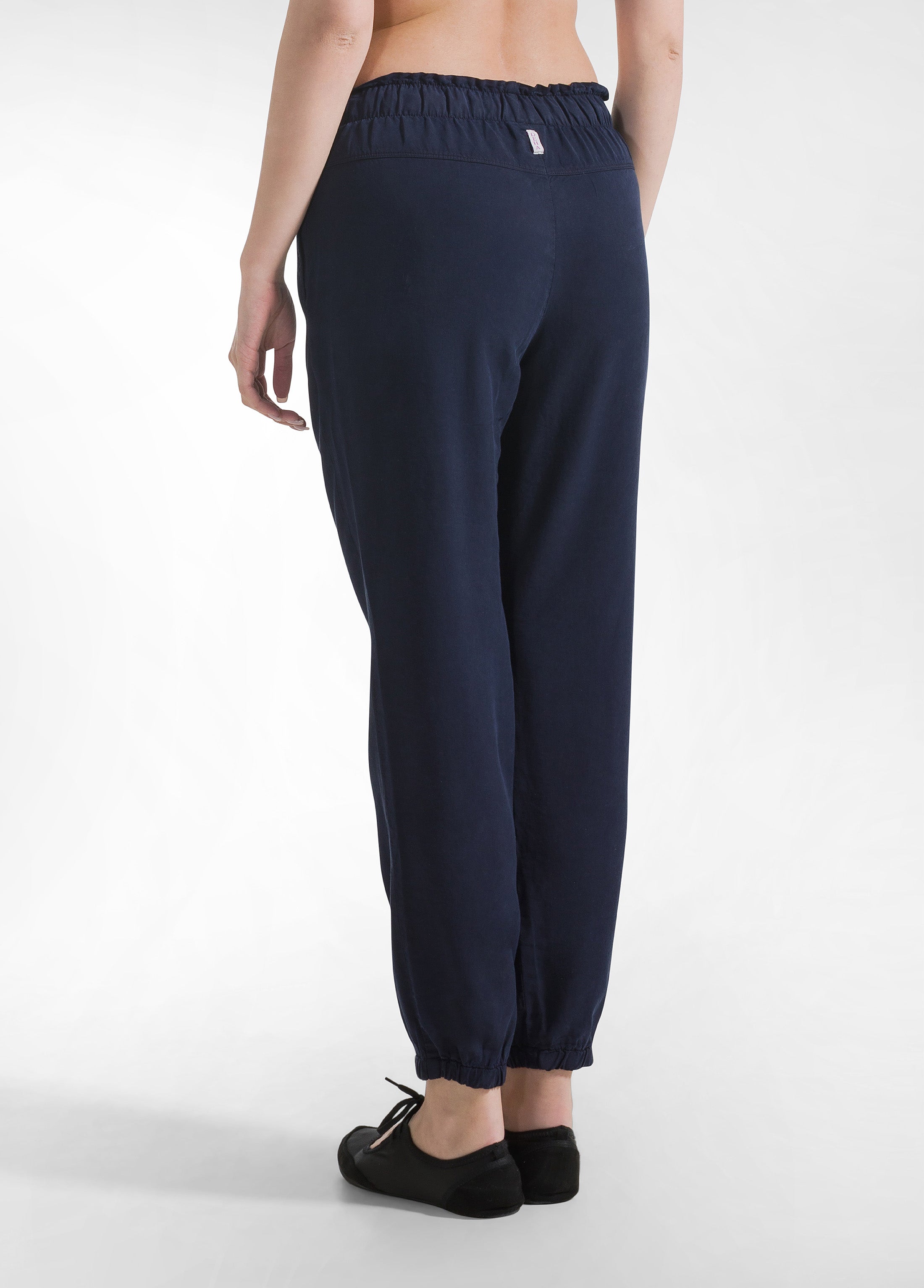 deha-pantalone-jogger-in-twill-tencel-lyocell-blu image 3