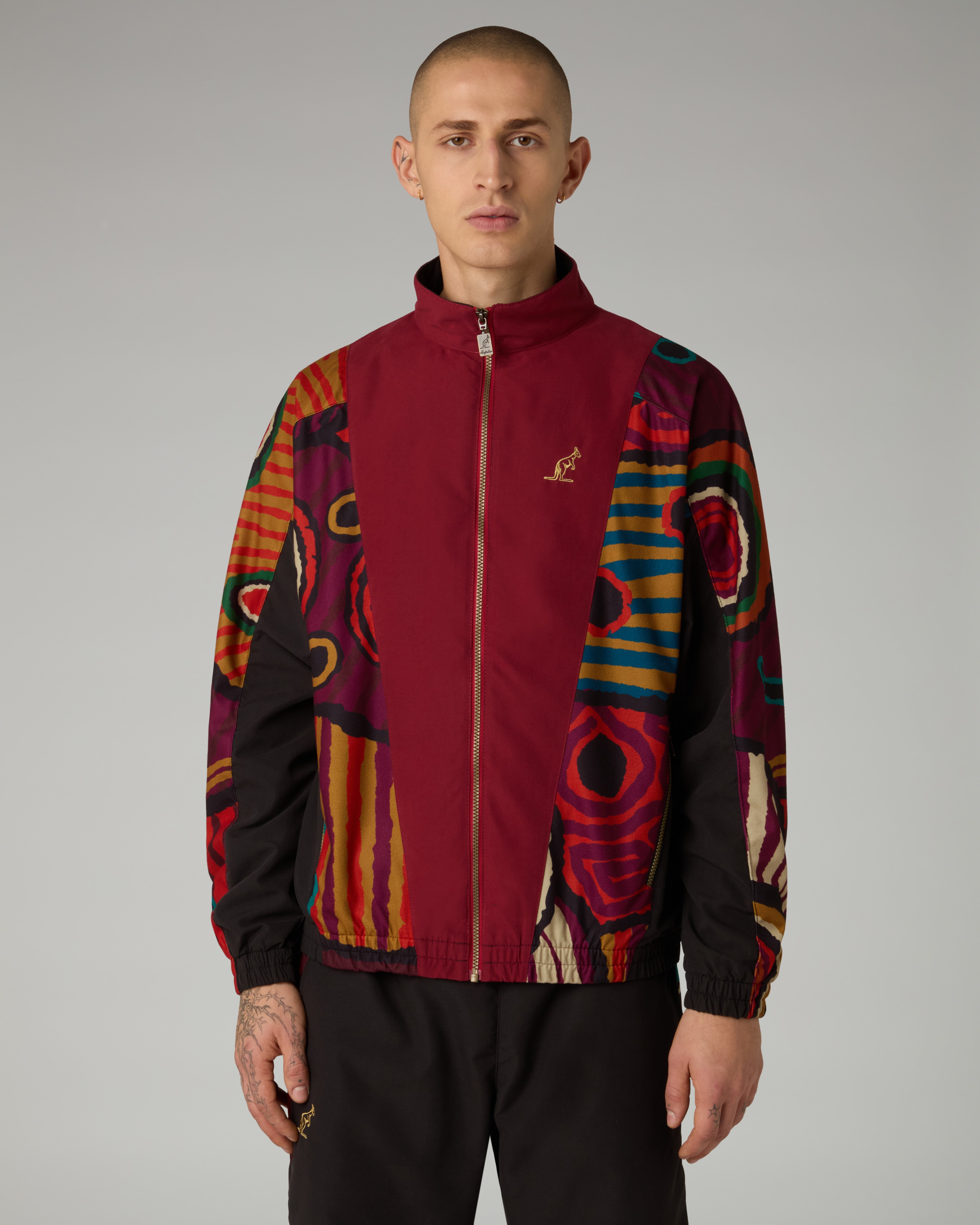 australian-jagera-track-jacket-giacca-bordeaux-sabrinda-all-over image 1