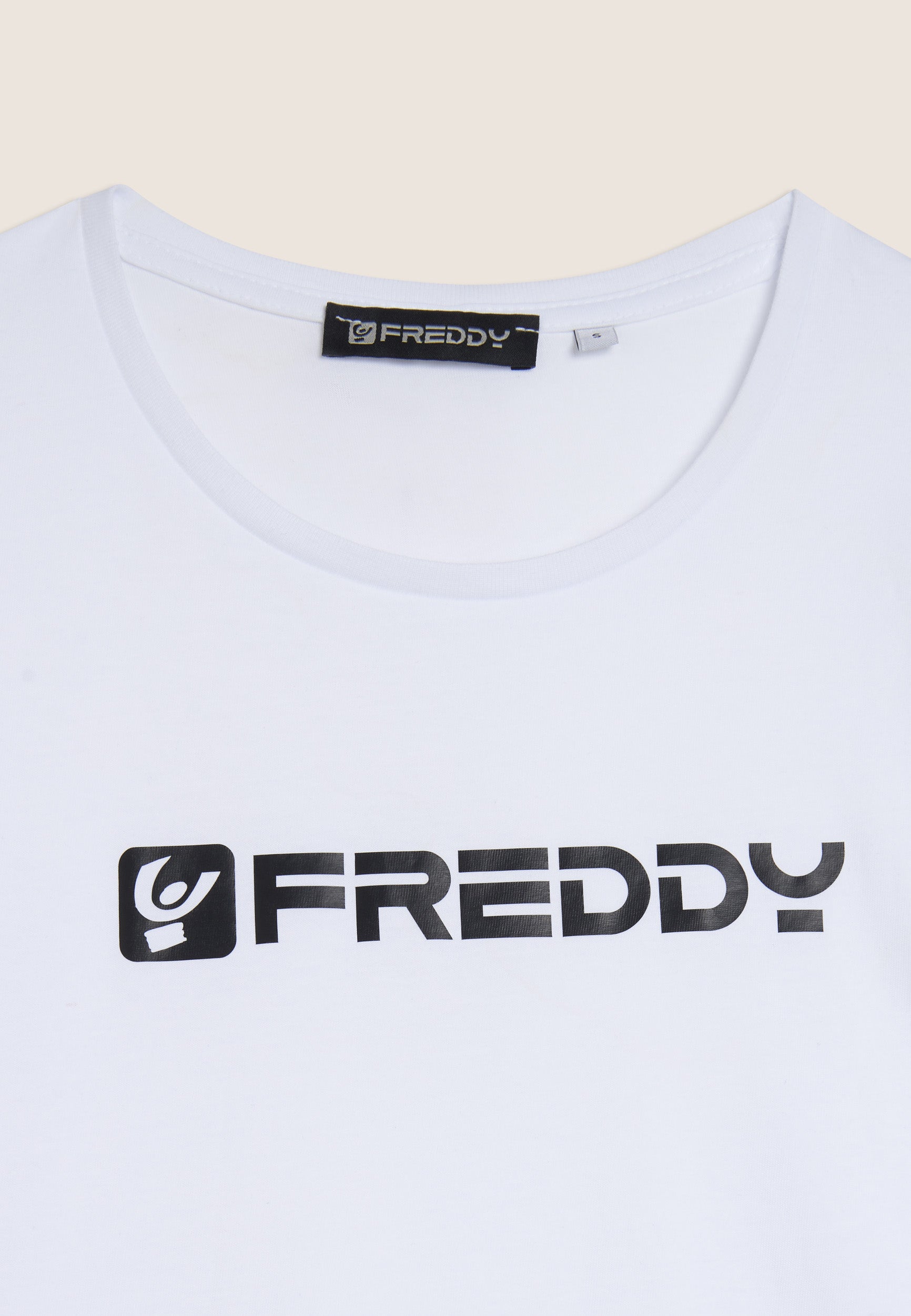 freddy-t-shirt-basic-donna-in-100-cotone-regular-fit-girocollo image 6