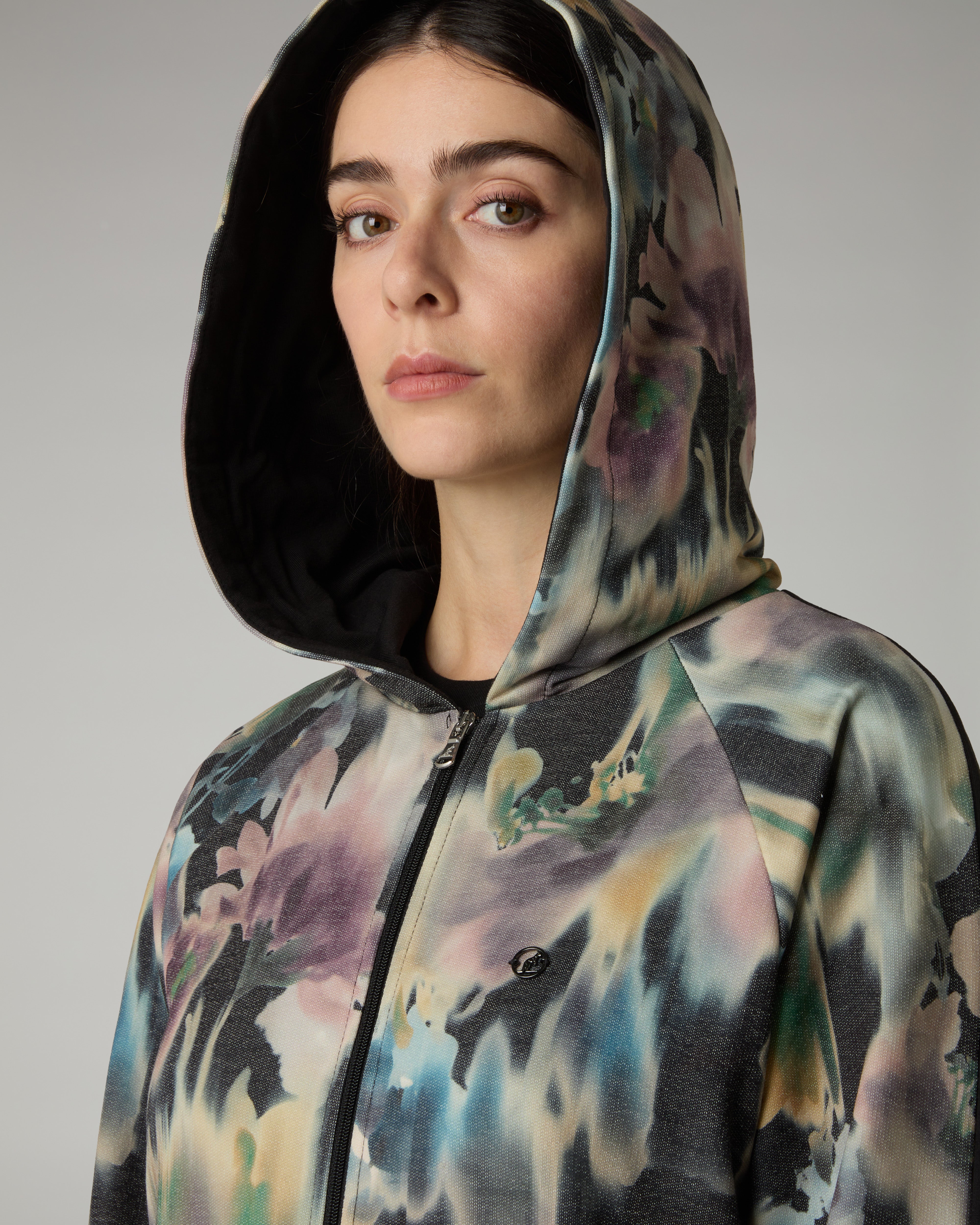 australian-dusty-fleece-tracksuit-tuta-donna-in-felpa-garzata-stampata-nera image 4