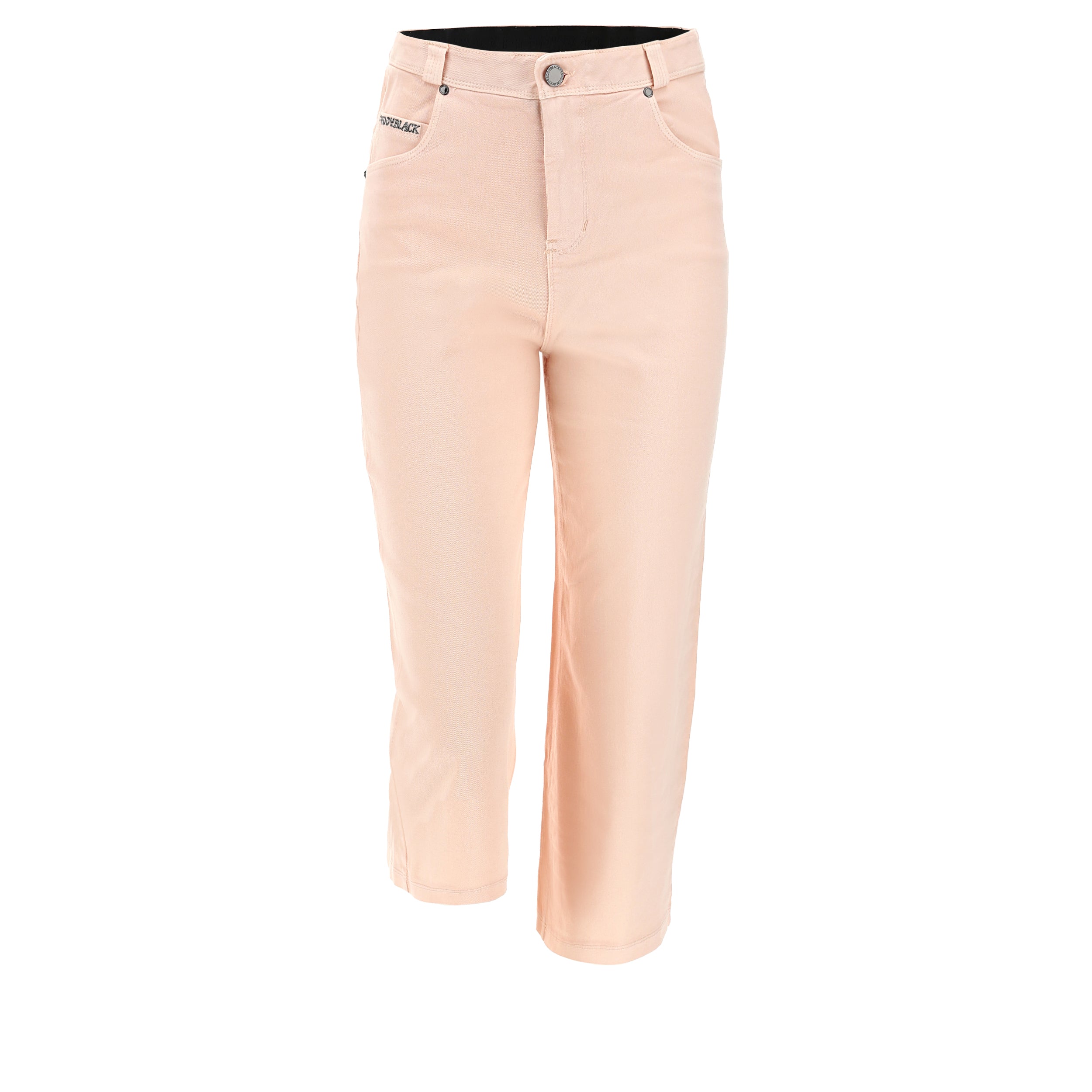 freddy-black-pantaloni-capri-gamba-ampia-3-4-vita-alta image 5