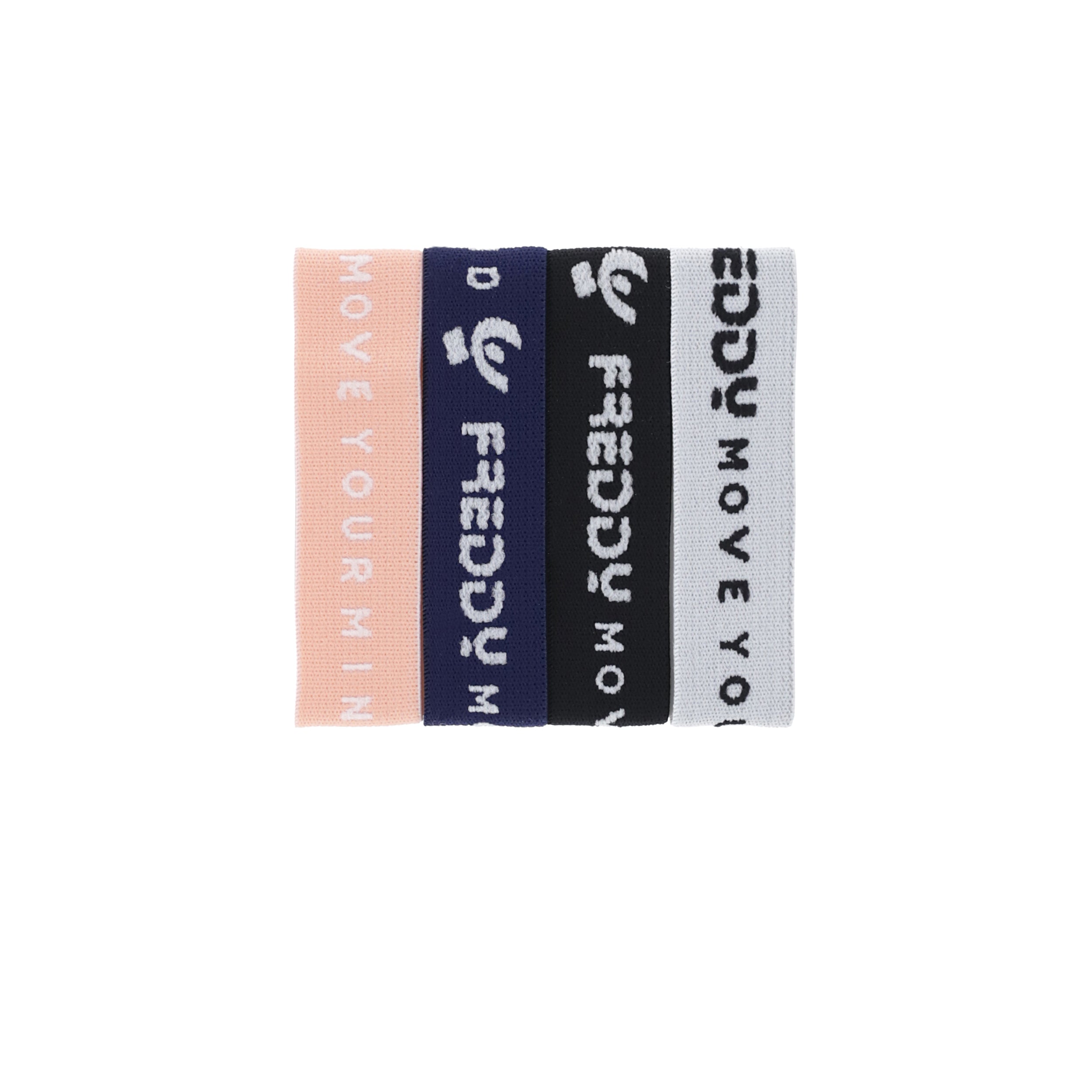 freddy-braccialetti-elastici-con-logo-set-4-pezzi-assortiti image 1
