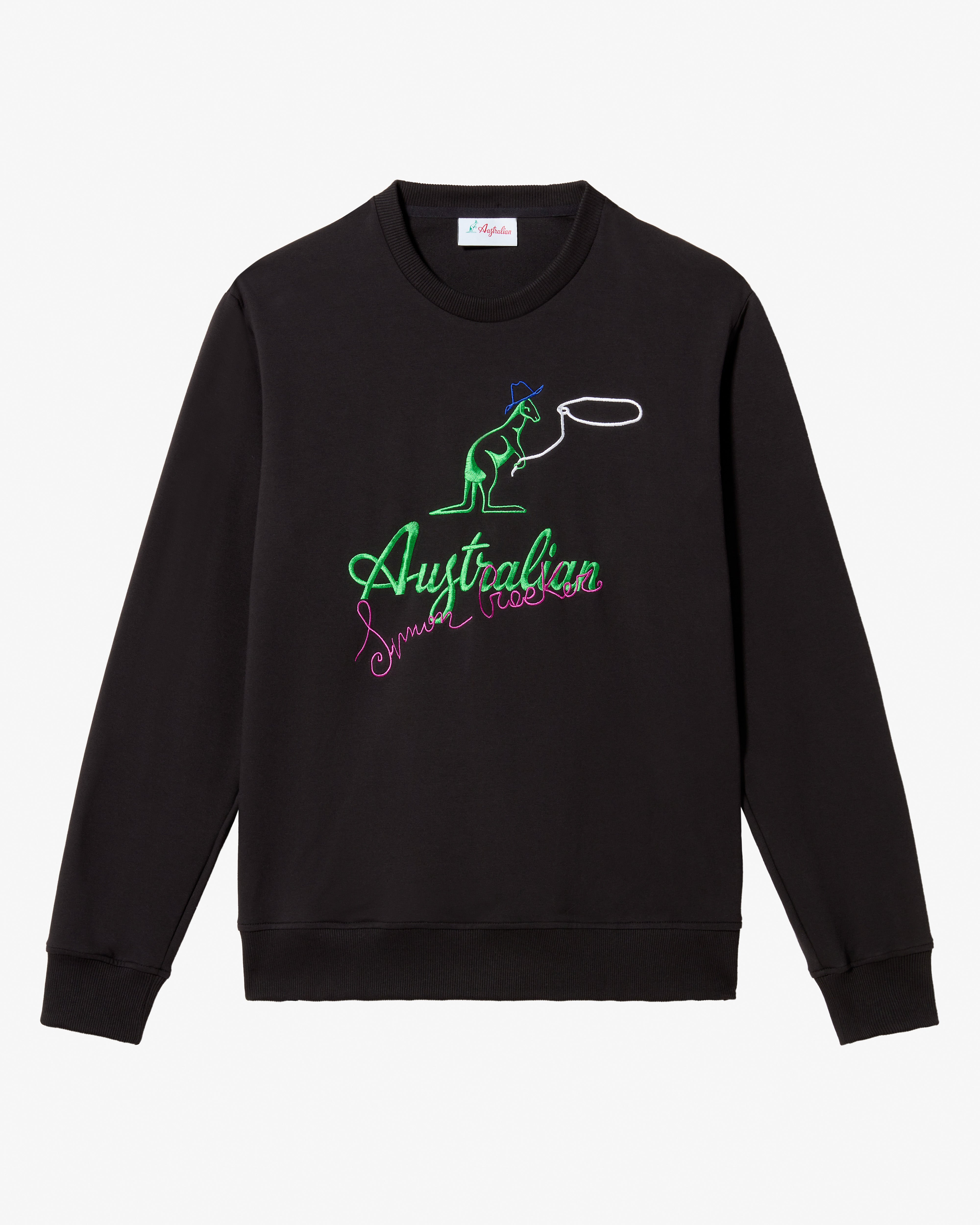 australian-cow-kangoo-crewneck-nero-simon-cracker-x-australian image 4