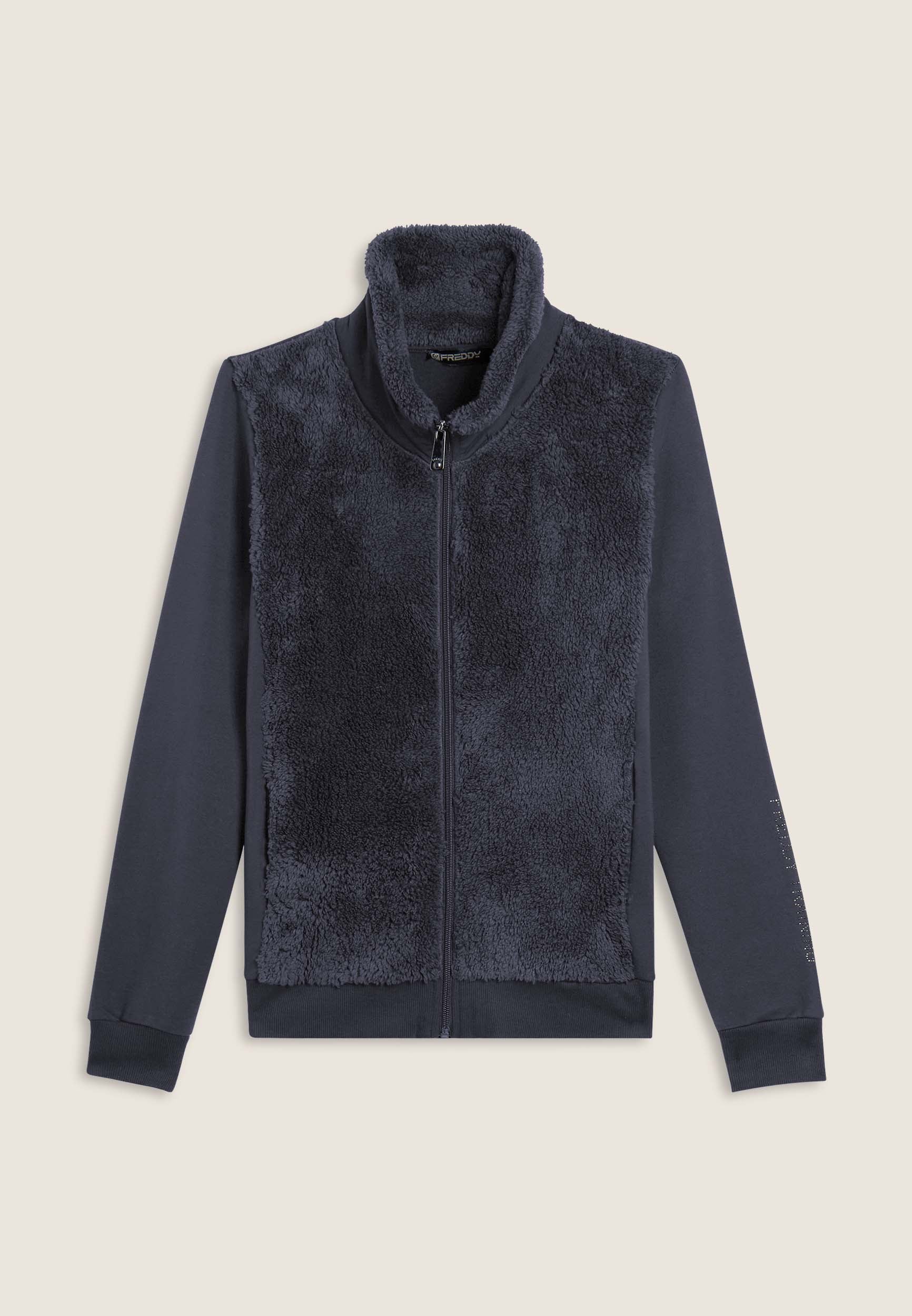 freddy-felpa-zip-sherpa-collo-alto-logo-borchie image 8