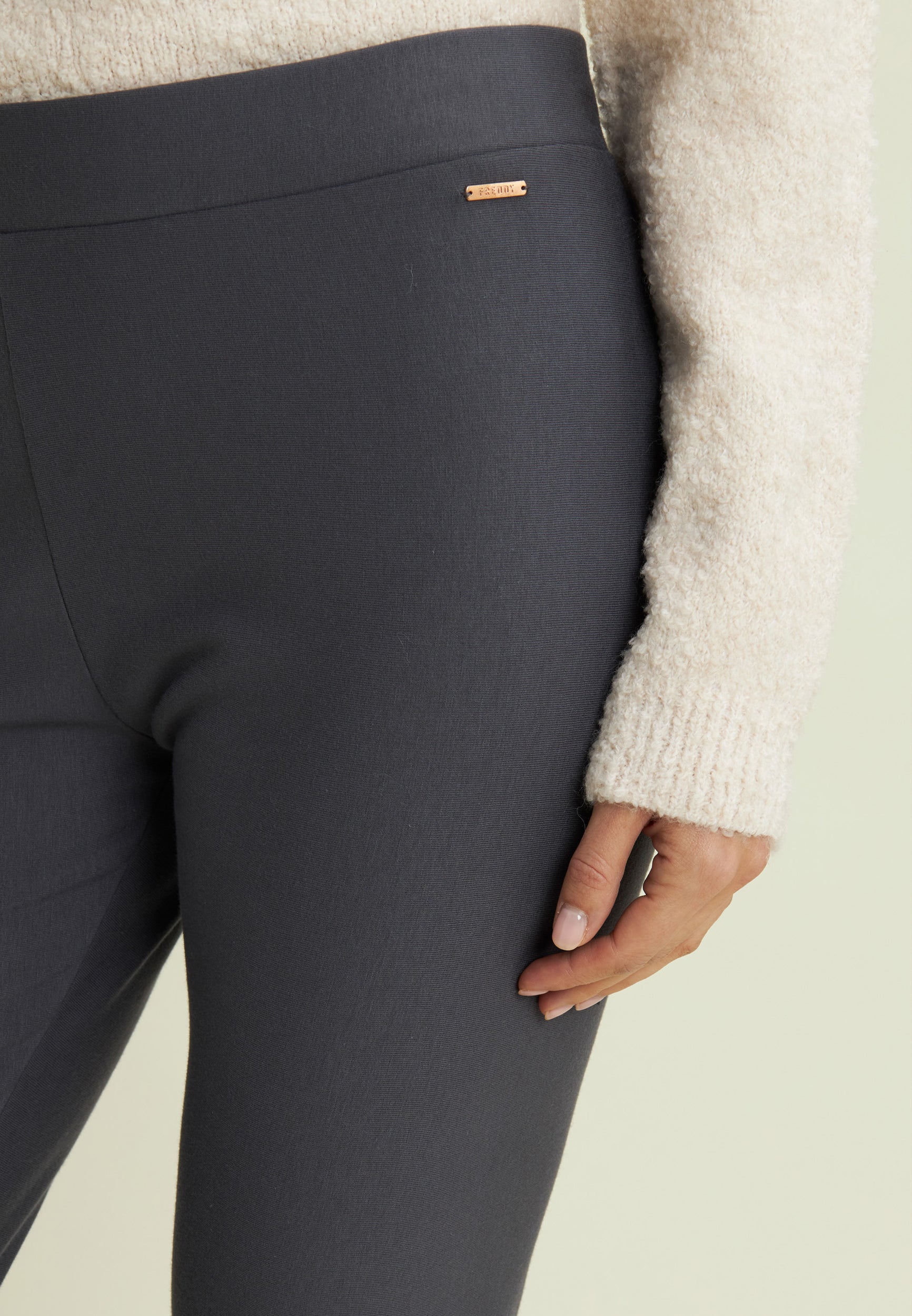 freddy-leggings-donna-in-felpa-garzata-elasticizzata image 3