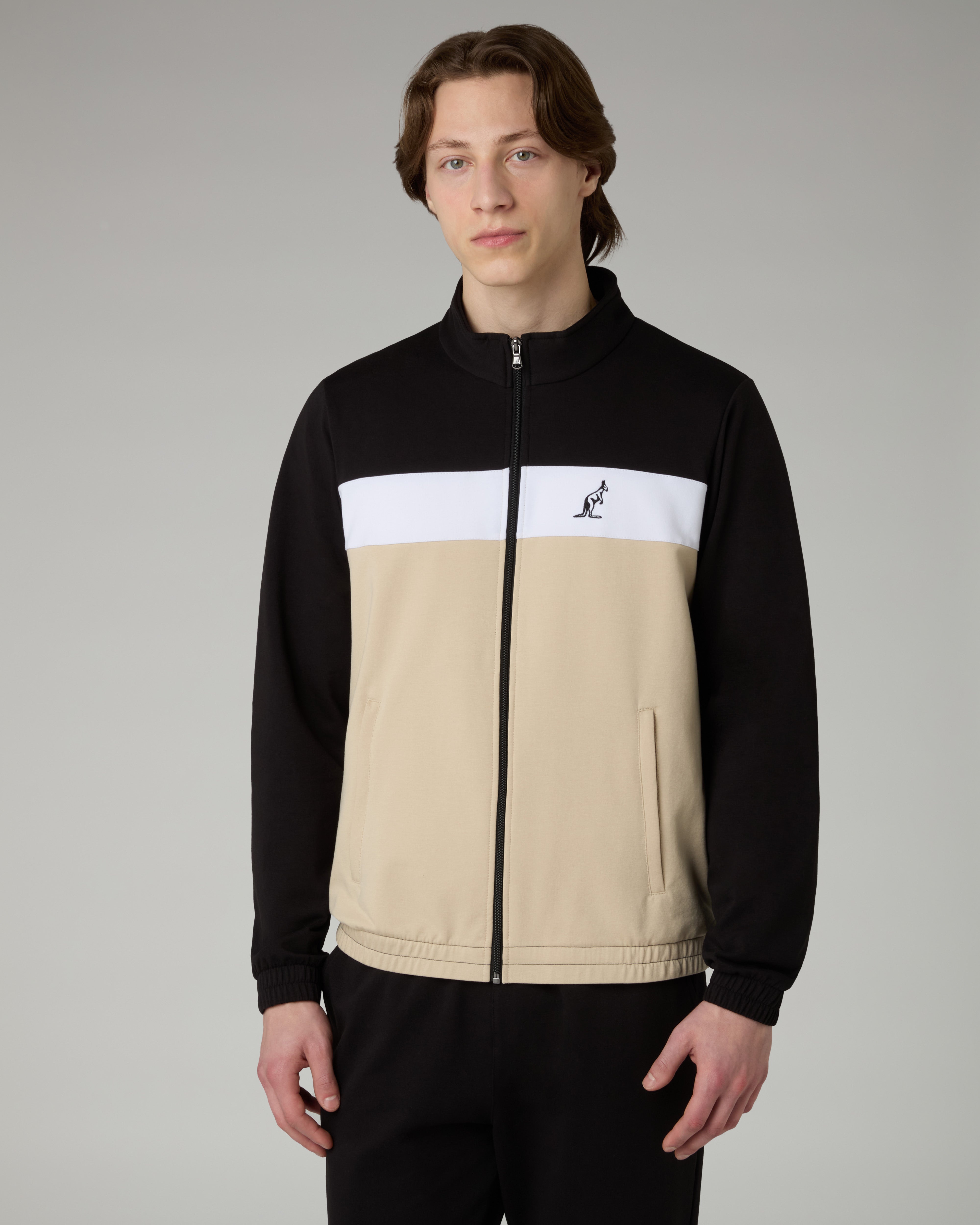 australian-heritage-tracksuit-tuta-completa-sabbia-full-zip-made-in-italy image 3