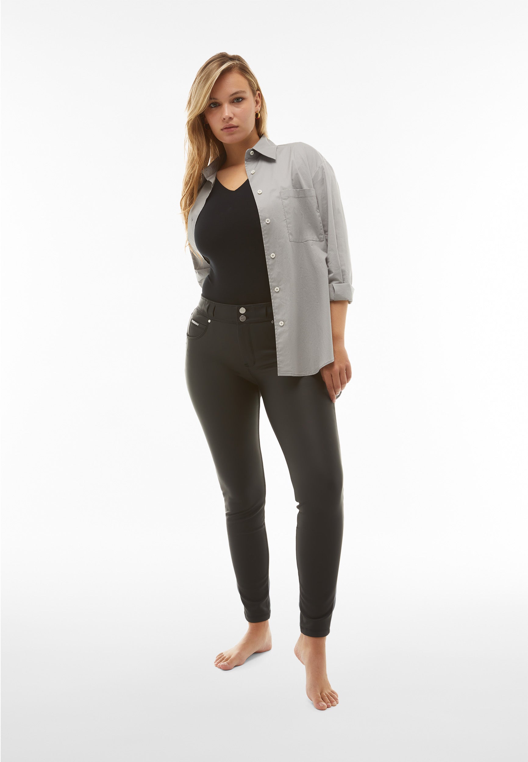 freddy-pantaloni-n-o-w-skinny-vita-media-in-similpelle-ecologica image 2