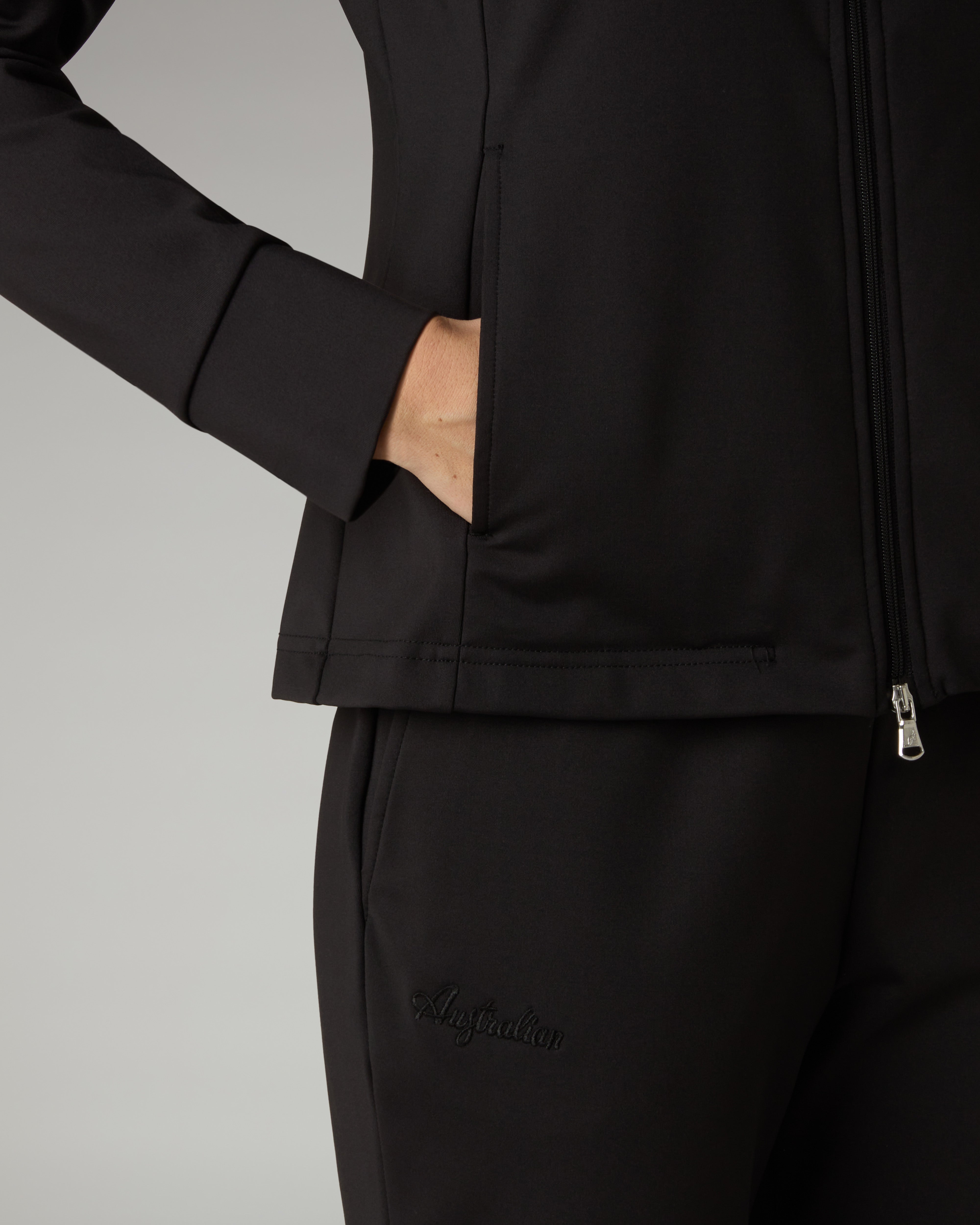australian-essential-tracksuit-tuta-silky-touch-nera image 5