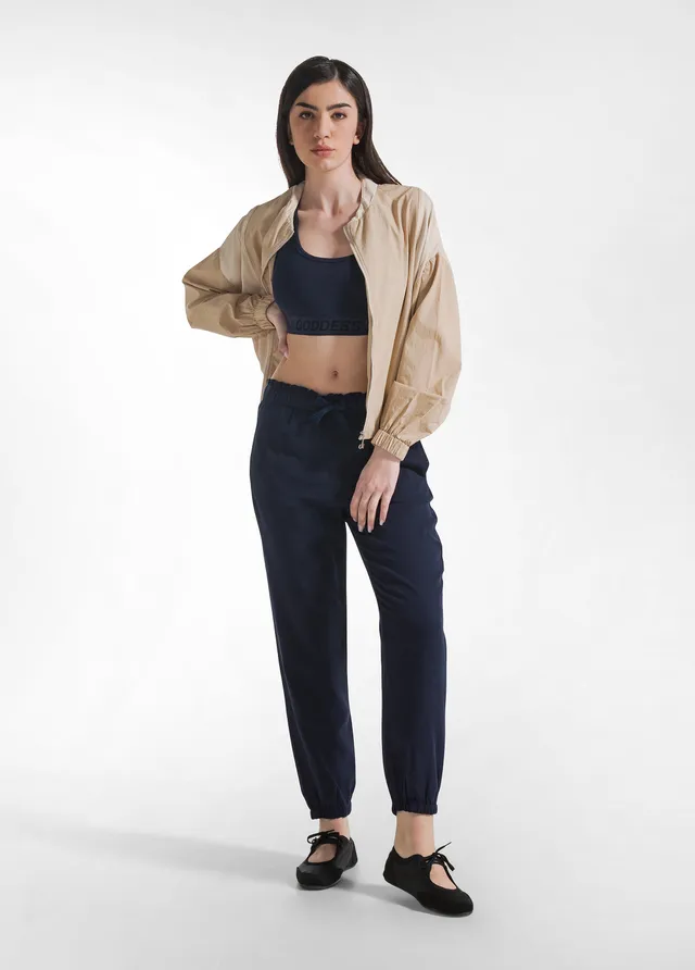 deha-pantalone-jogger-in-twill-tencel-lyocell-blu image 1