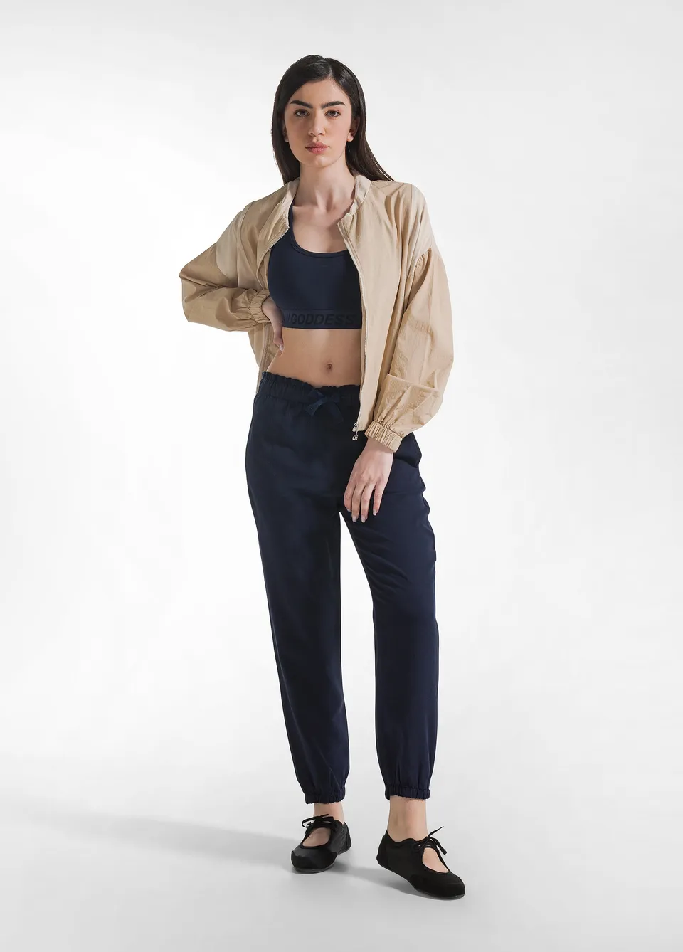 deha-pantalone-jogger-in-twill-tencel-lyocell-blu image 1