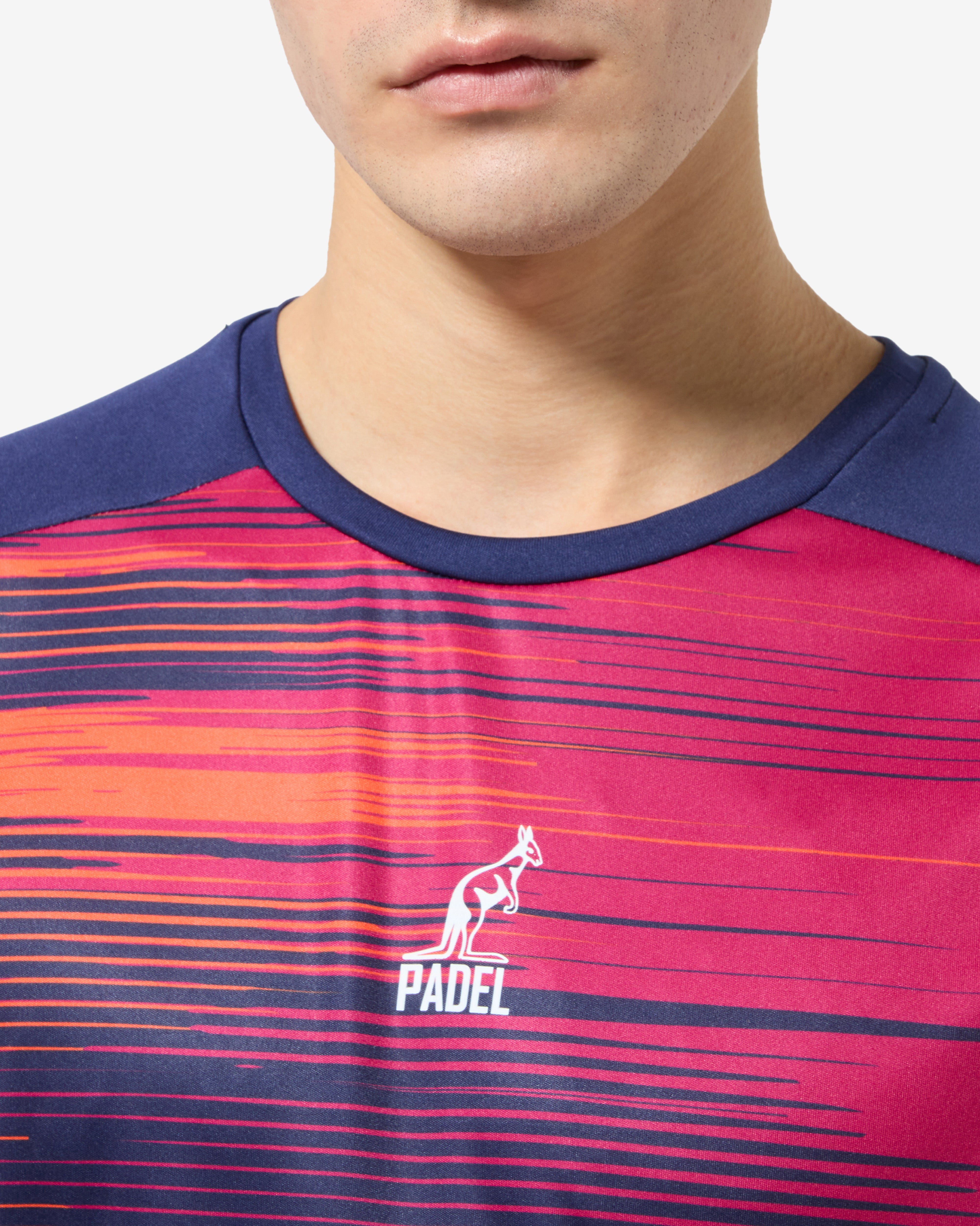 australian-gradient-lines-t-shirt-padel-blu-cosmo image 5