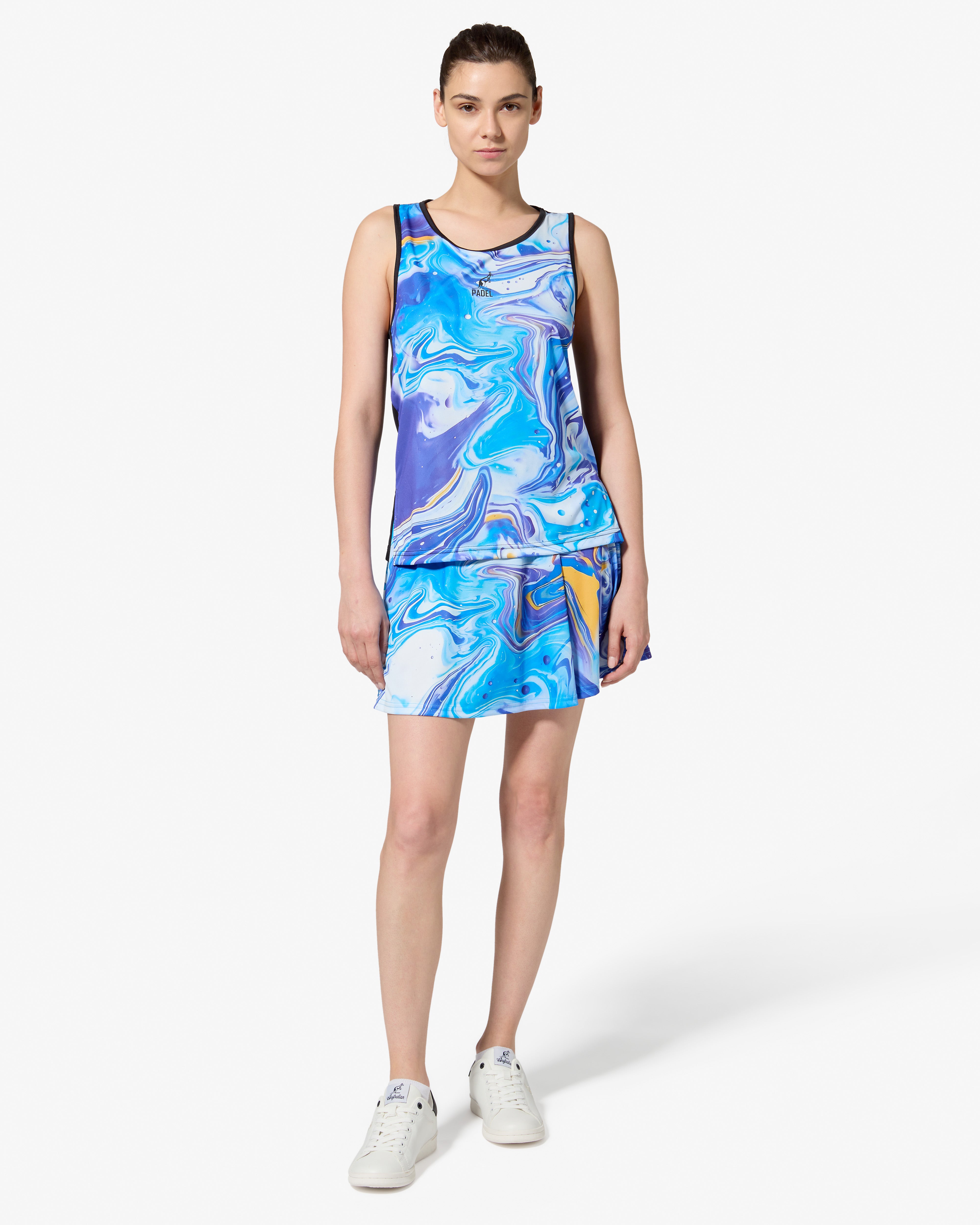 australian-marble-tank-top-ace-traspirante-nero-padel-made-in-italy image 2