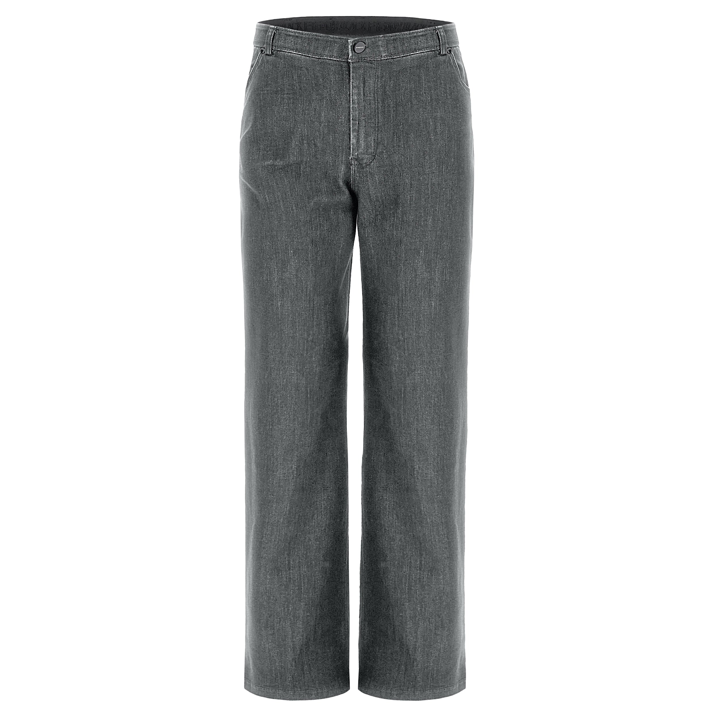 freddy-black-jeans-vita-regular-gamba-ampia-wide-leg-con-cucitura-centro-gamba image 1