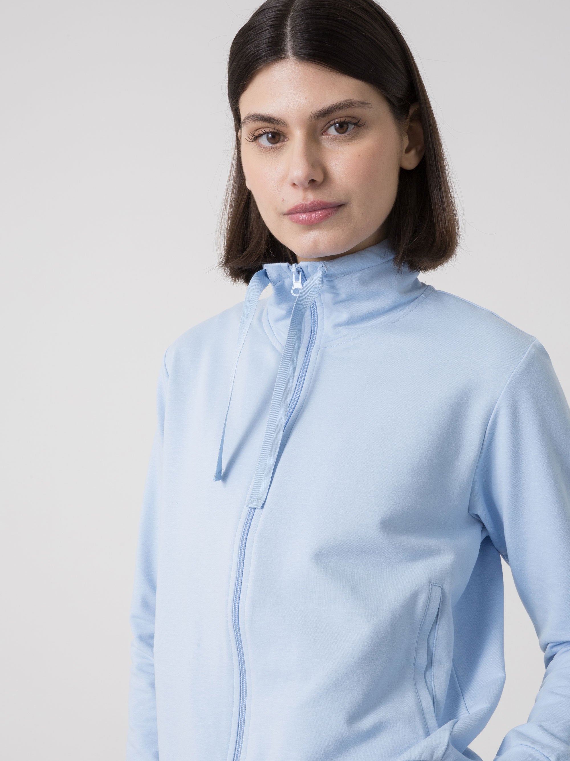 dimensione-danza-felpa-full-zip-con-collo-alto-regolabile-felpa-donna image 4