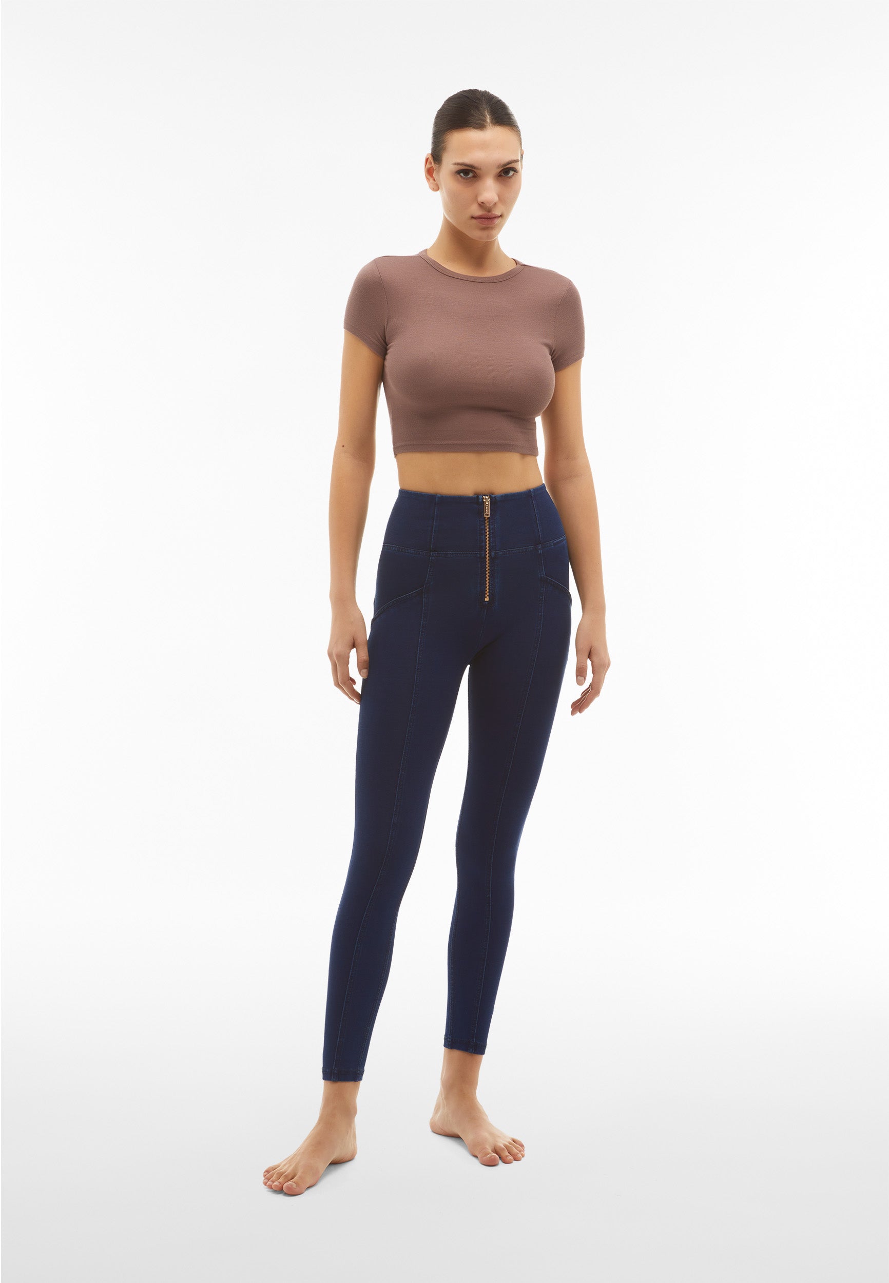 freddy-jeggings-push-up-wr-up-vita-alta-con-zip-e-cucitura-centrale image 2