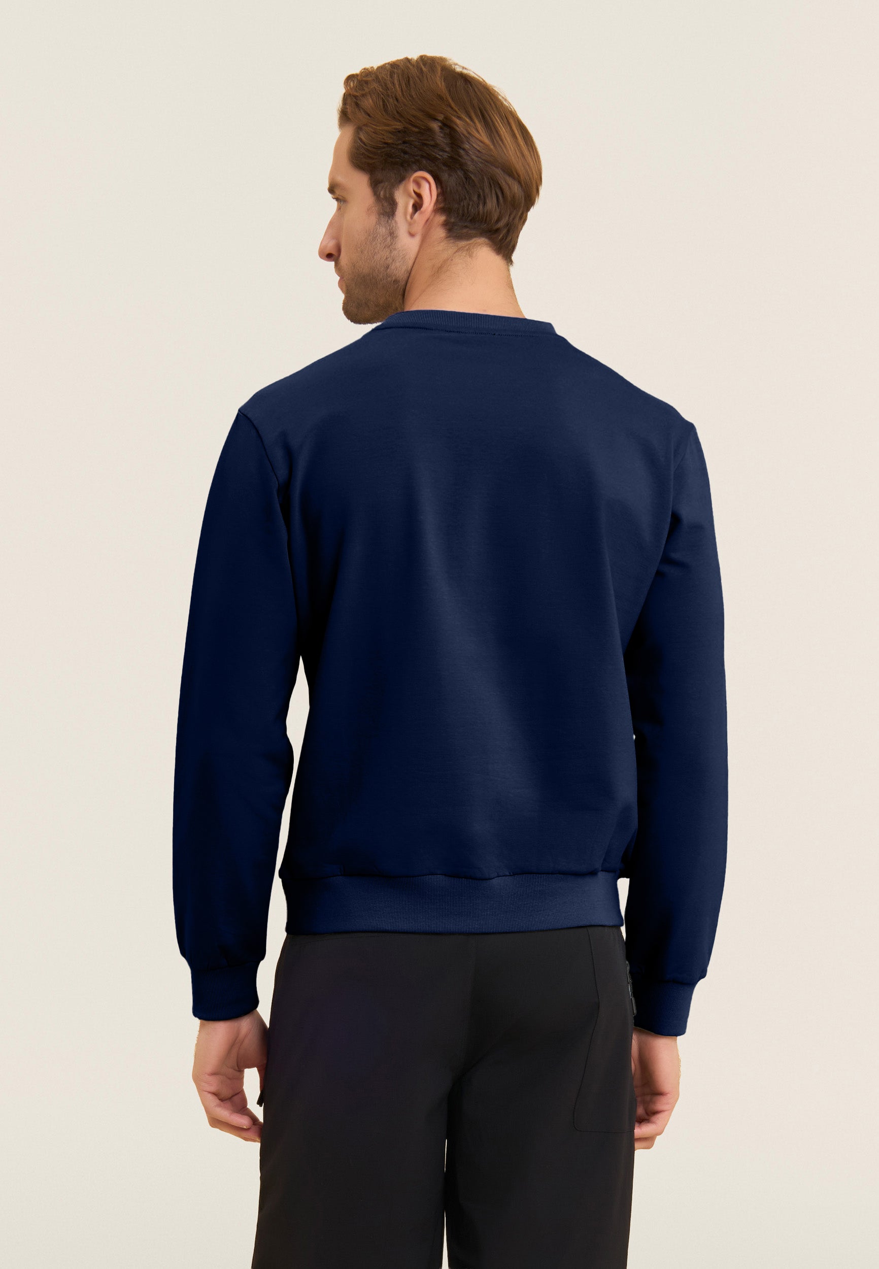 freddy-felpa-girocollo-uomo-in-baby-french-terry-con-taschino-zip image 3
