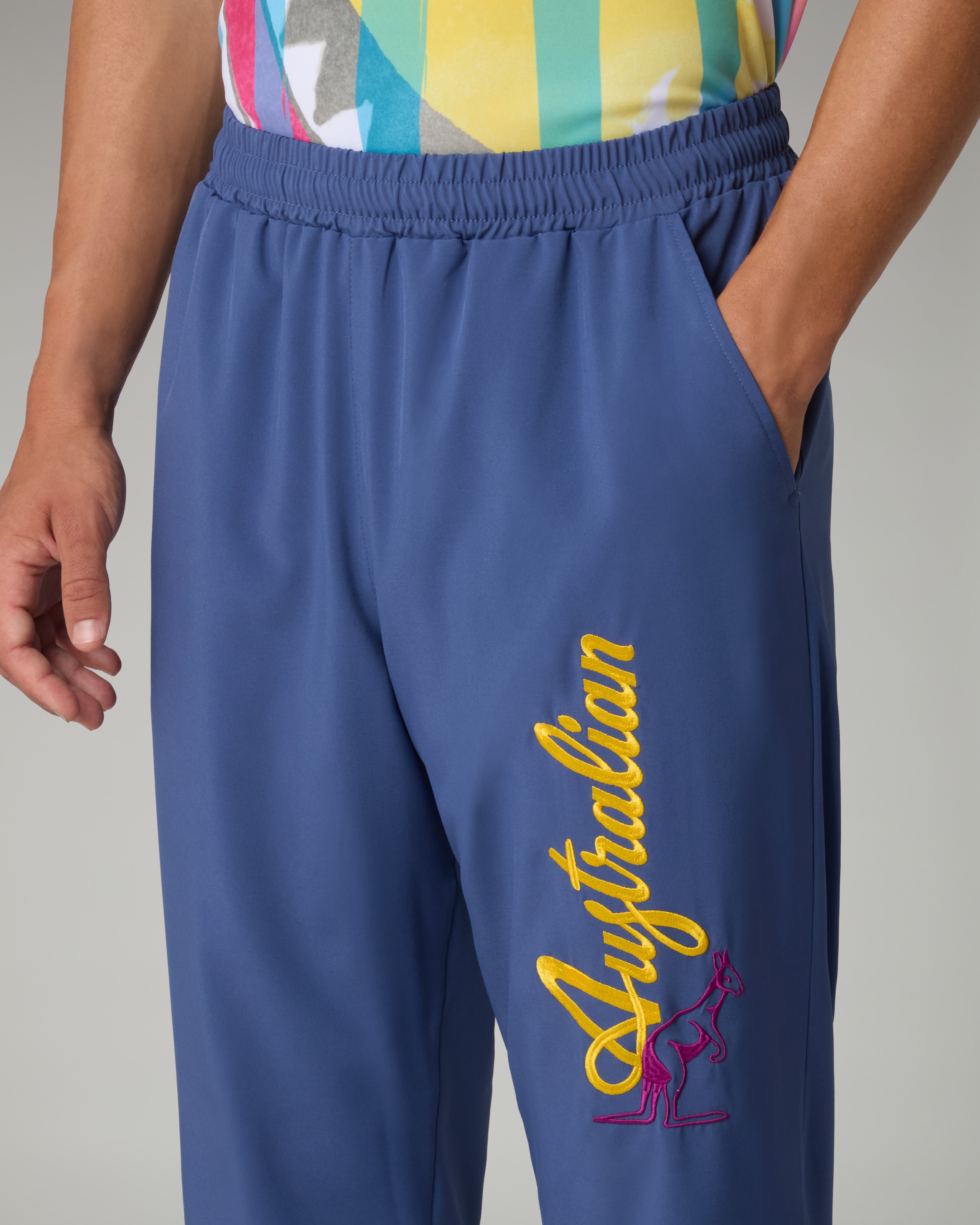 australian-bumper-logo-slam-track-pant-pantalone-bi-elastico image 4