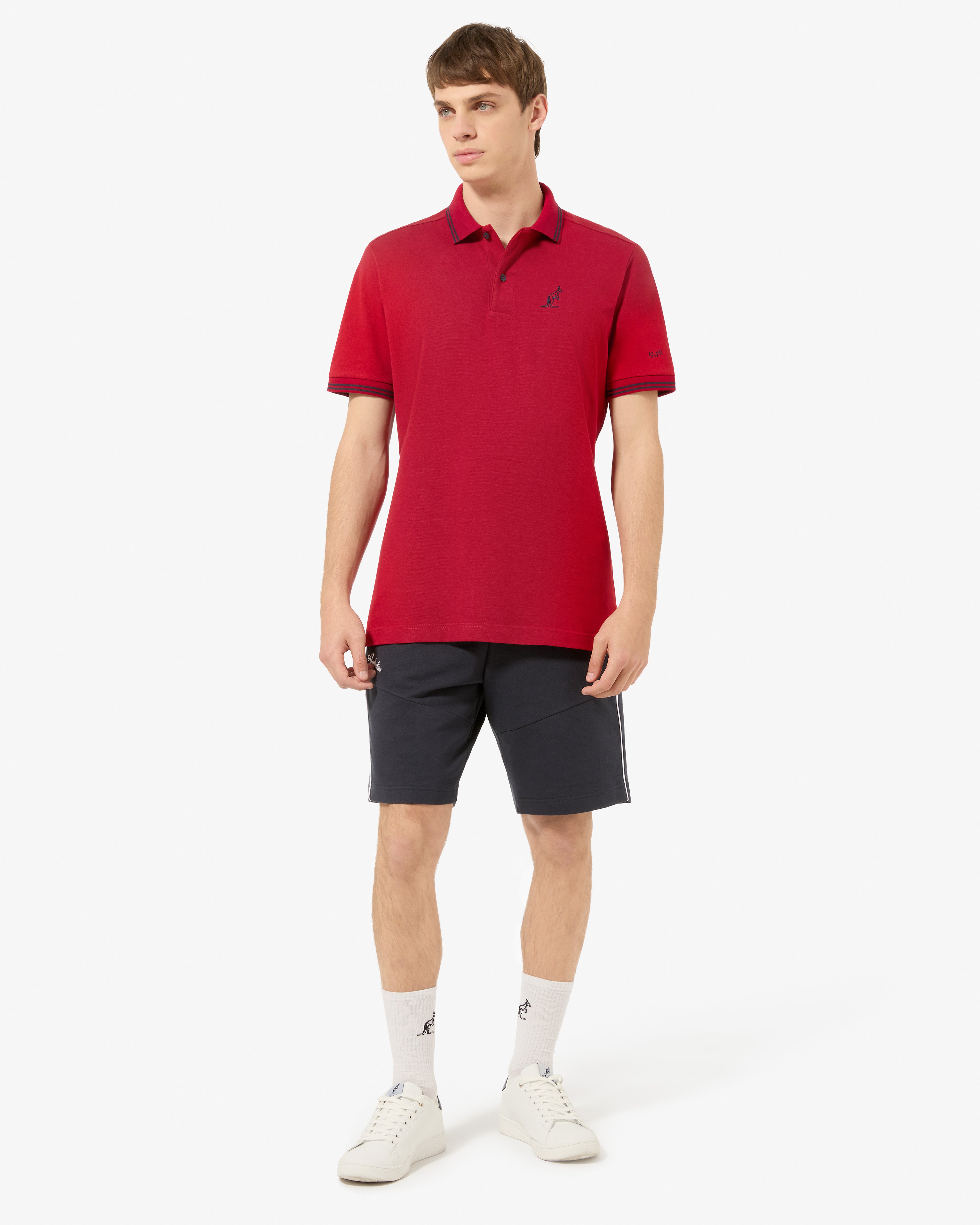 australian-dna-polo-shirt-heritage-polo-piquet-rosso-intenso image 2