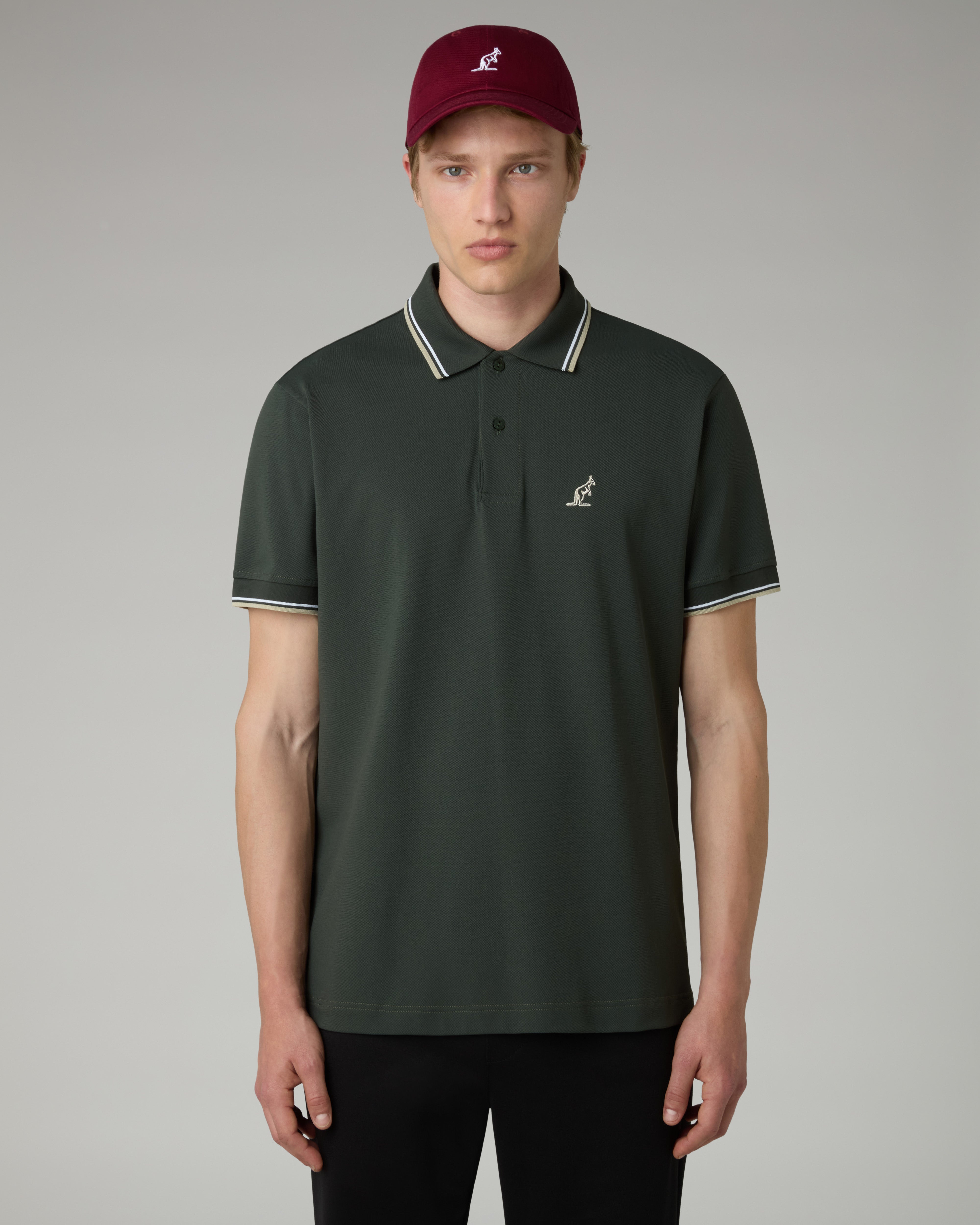 australian-2-stripes-polo-shirt-league-polo-piquet-tecnico image 1