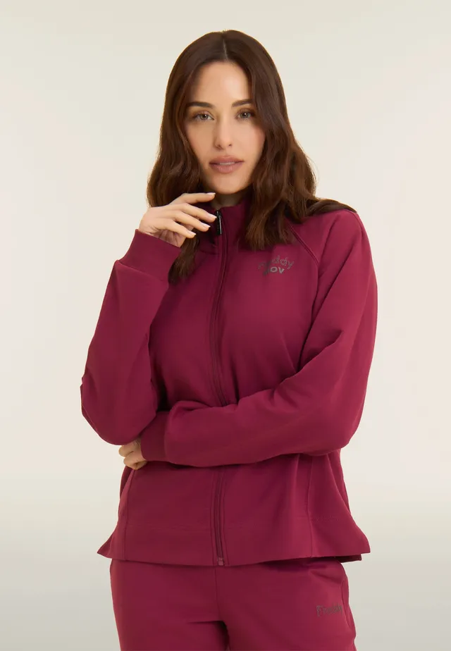 freddy-felpa-boxy-cropped-donna-full-zip-collo-alto image 1