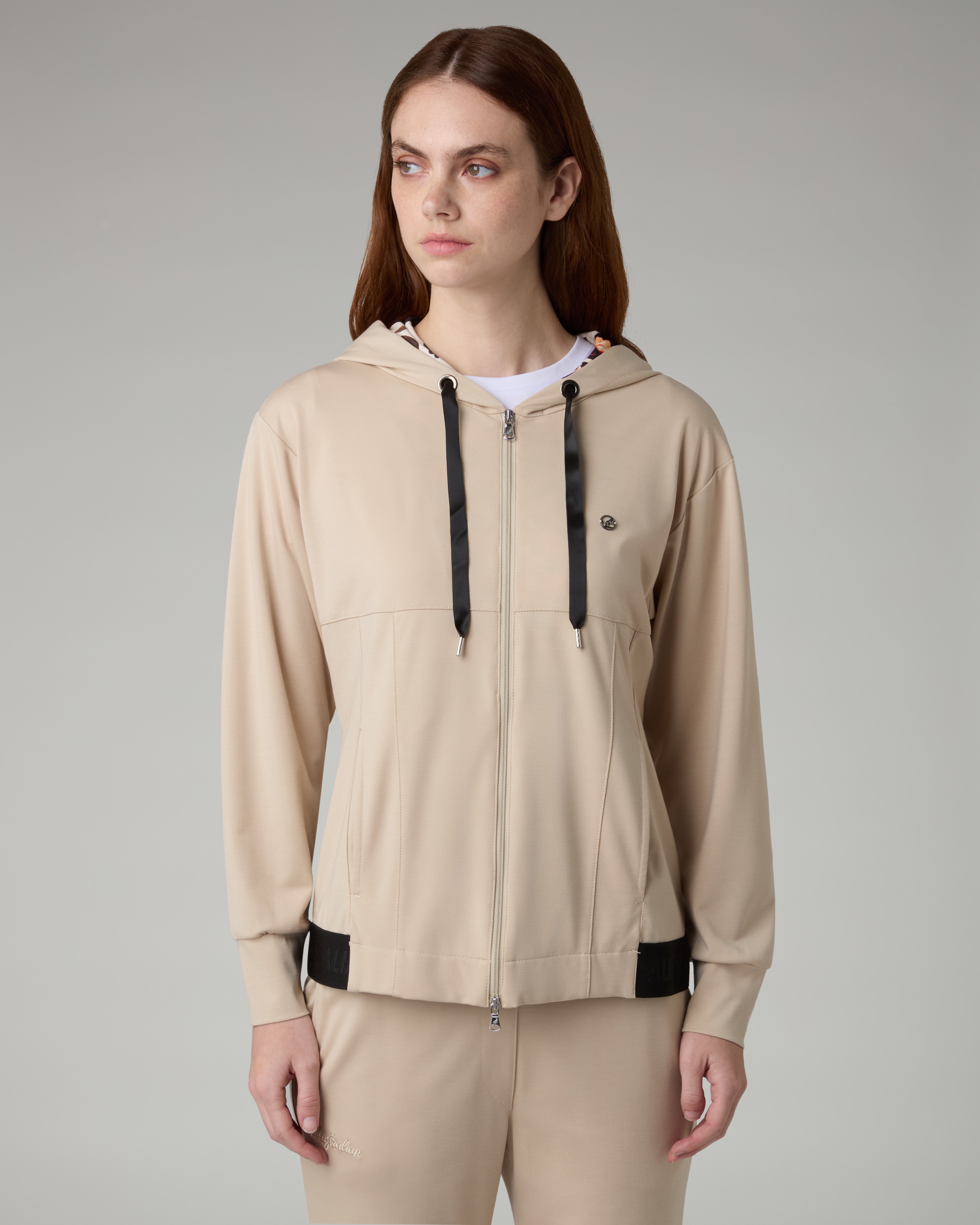 australian-signature-tracksuit-tuta-uomo-flow-interlock-sabbia image 3