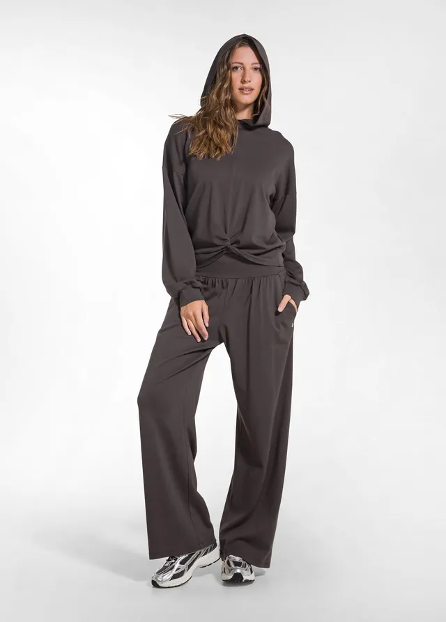 deha-pantalone-d52055-interlock-cotone-organico-marrone-pantaloni-yoga-leisure-d image 1