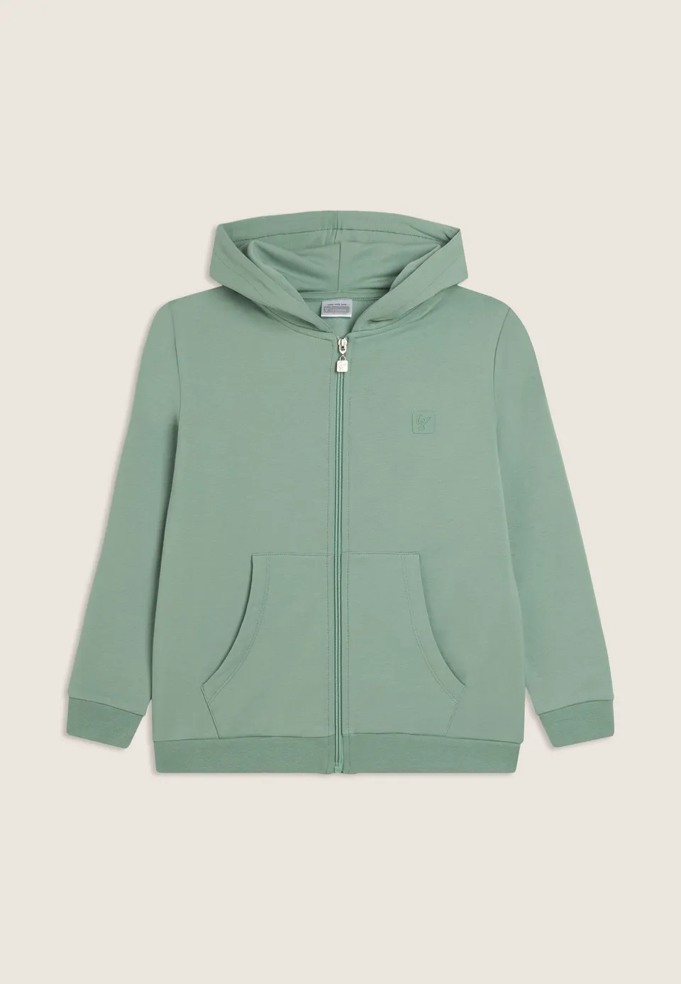 freddy-felpa-junior-full-zip-con-cappuccio-e-logo-gommato image 1