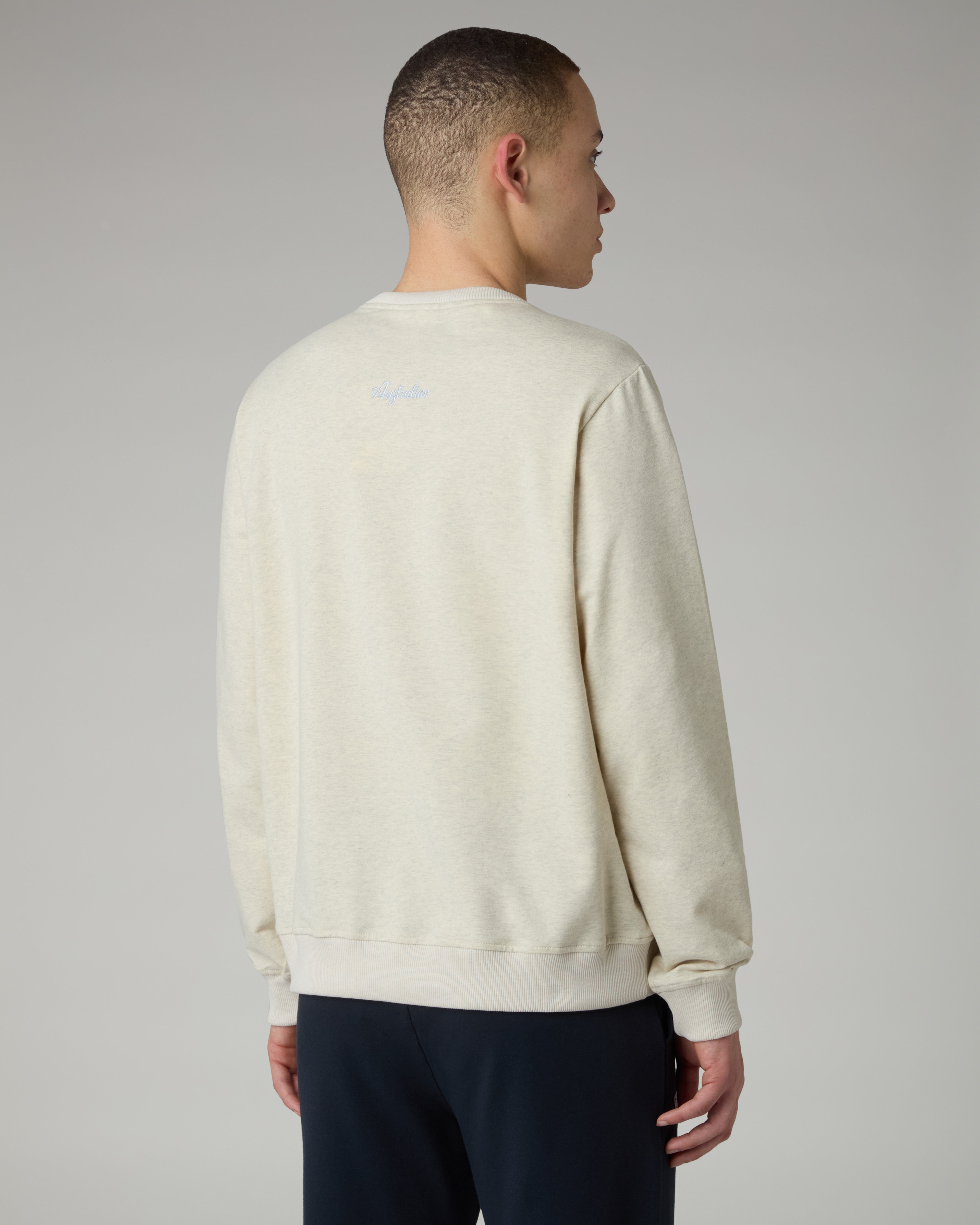 australian-easy-crewneck-felpa-girocollo-latte-league image 3