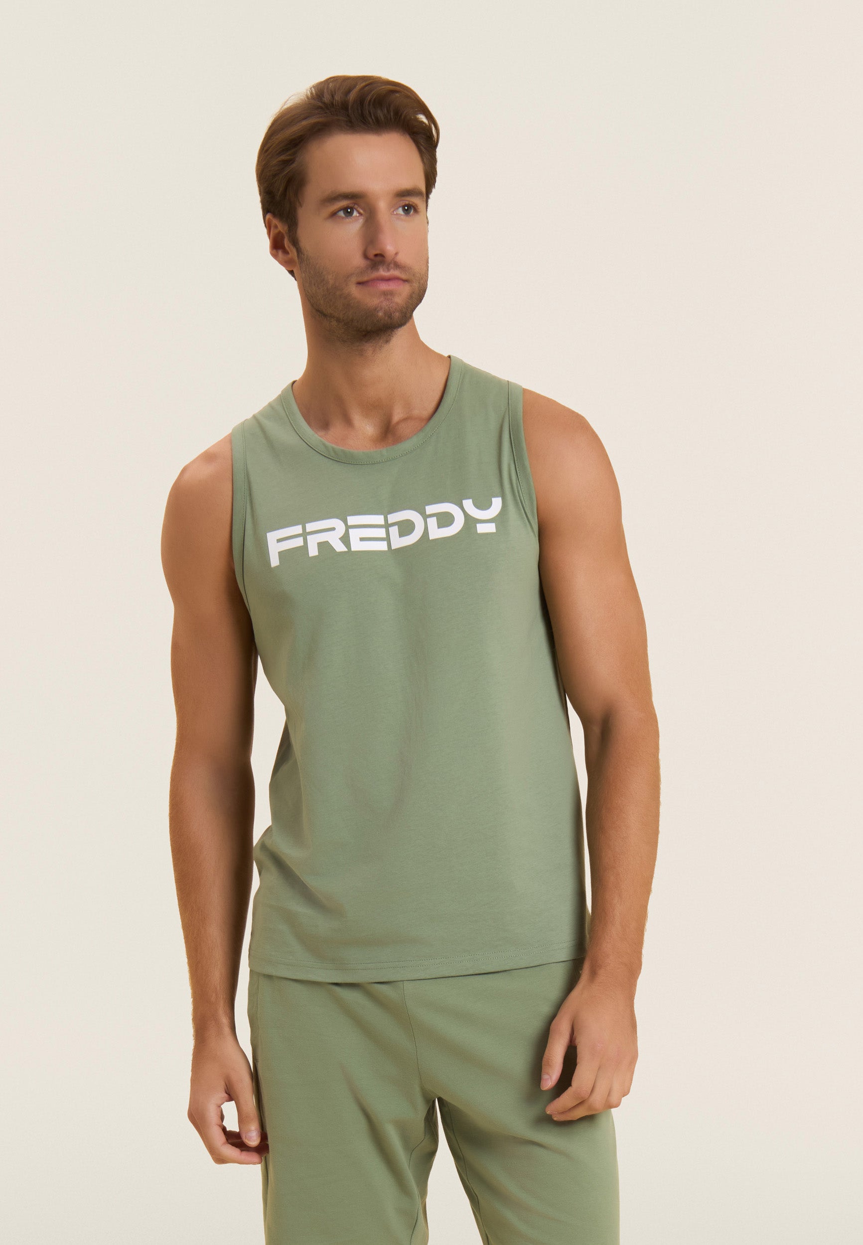 freddy-canotta-in-cotone-con-retro-vogatore-e-logo-freddy image 1