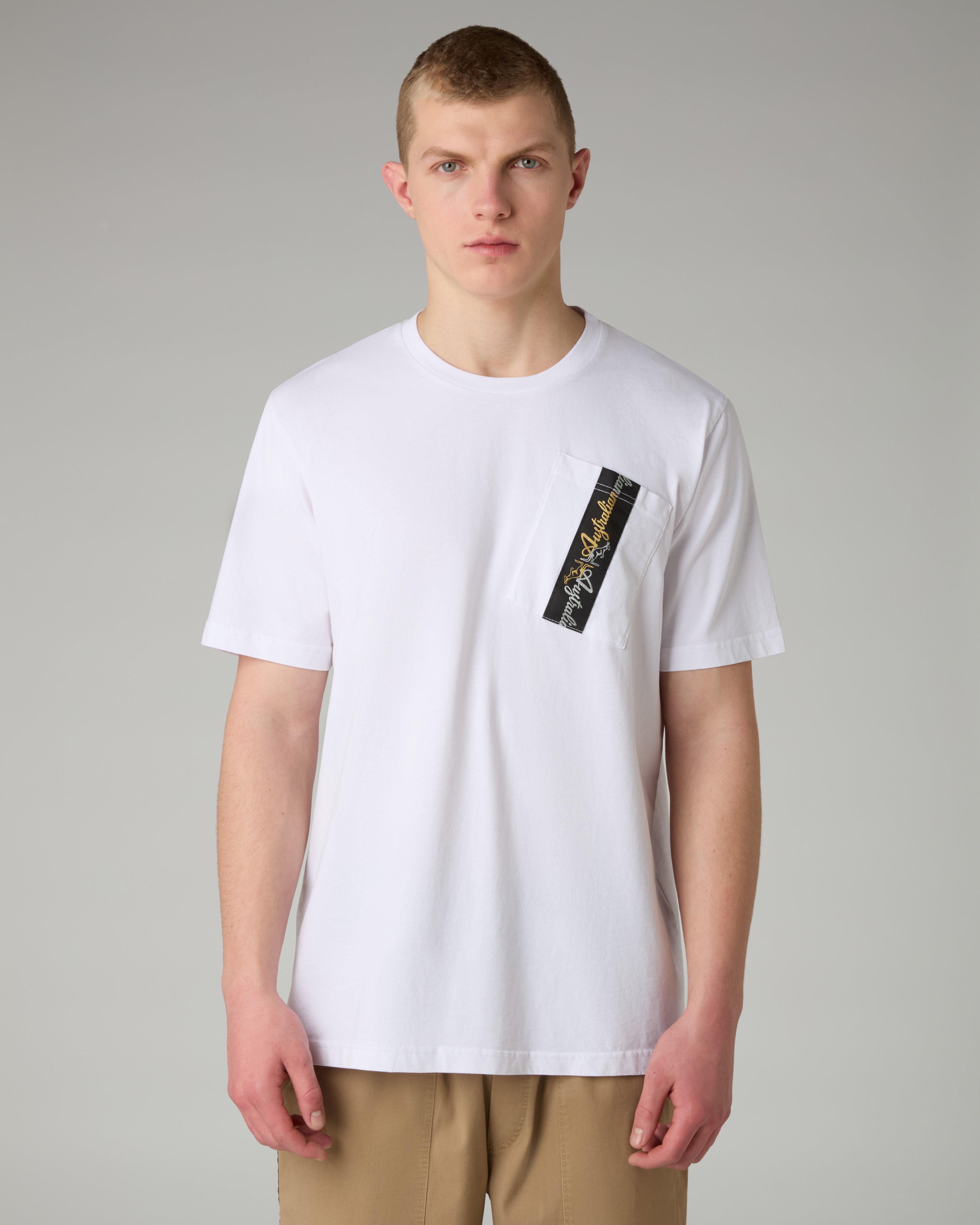australian-tape-pocket-t-shirt-in-cotone-con-taschino image 1