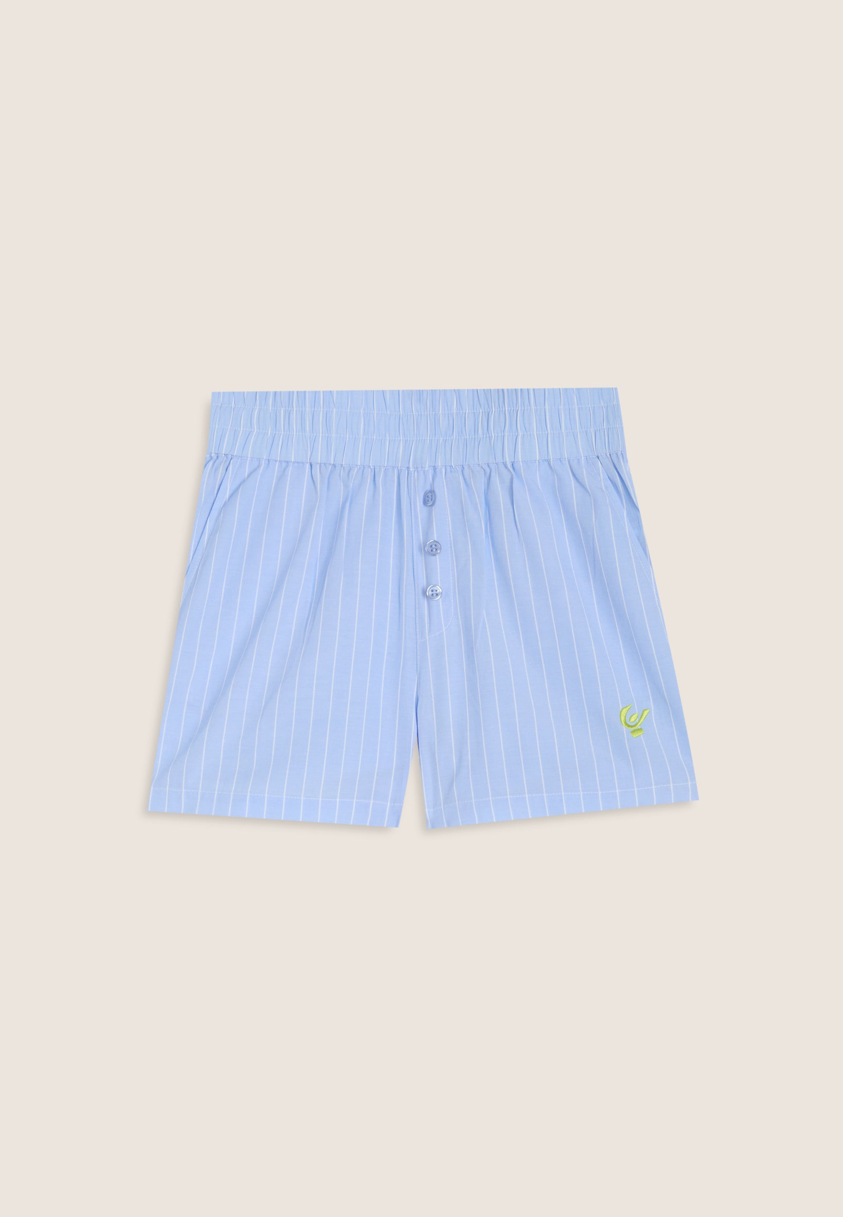 freddy-pantaloncini-corti-a-righe-con-tasche-e-logo-shorts-donna image 1
