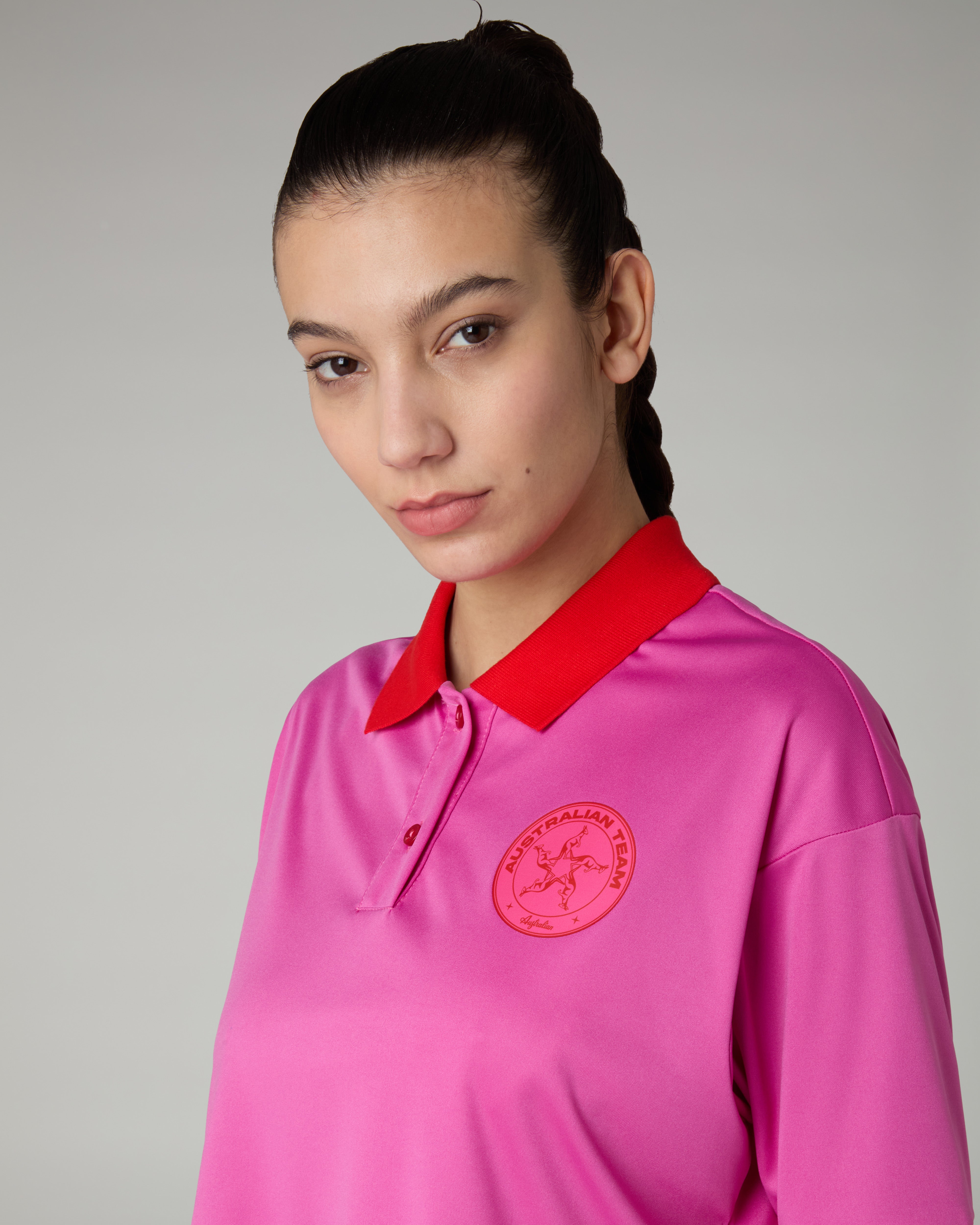 australian-goran-pink-polo-cropped-tecnica-ace image 4
